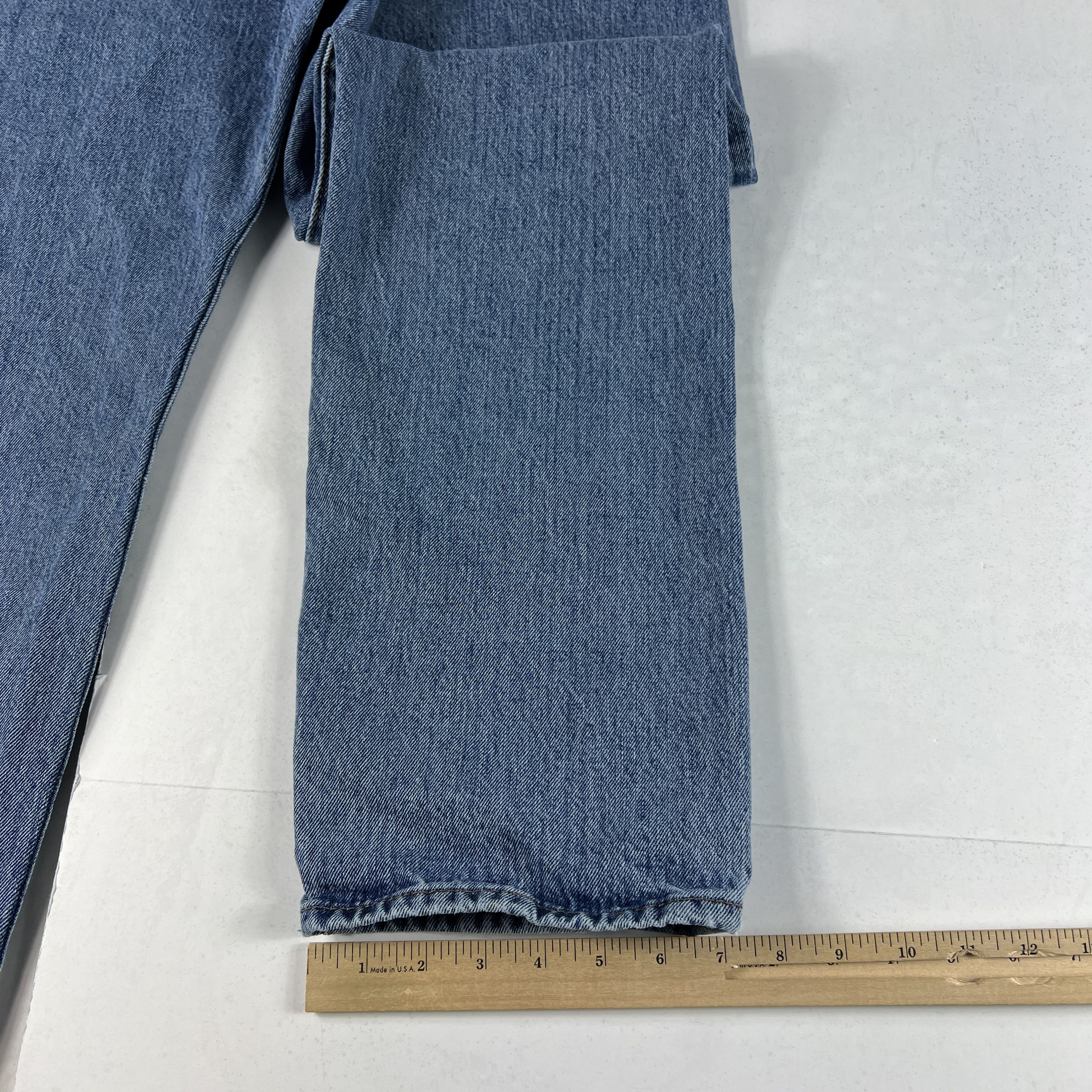 Levi's Levi's Jeans 501 XX Original Straight Blue Cotton Denim Size US 33 - 16 Thumbnail