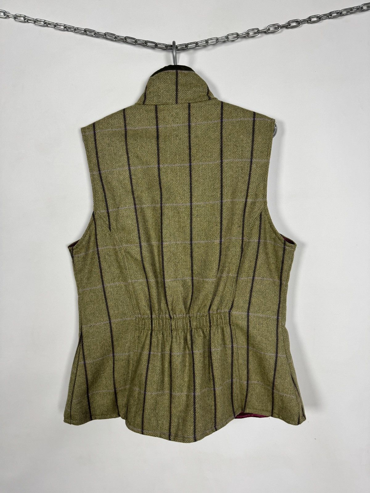 Vintage Rydale Country Clothing Zip Vest Wool Belton Tweed Waistcoat Size XL / US 12-14 / IT 48-50 - 13 Thumbnail