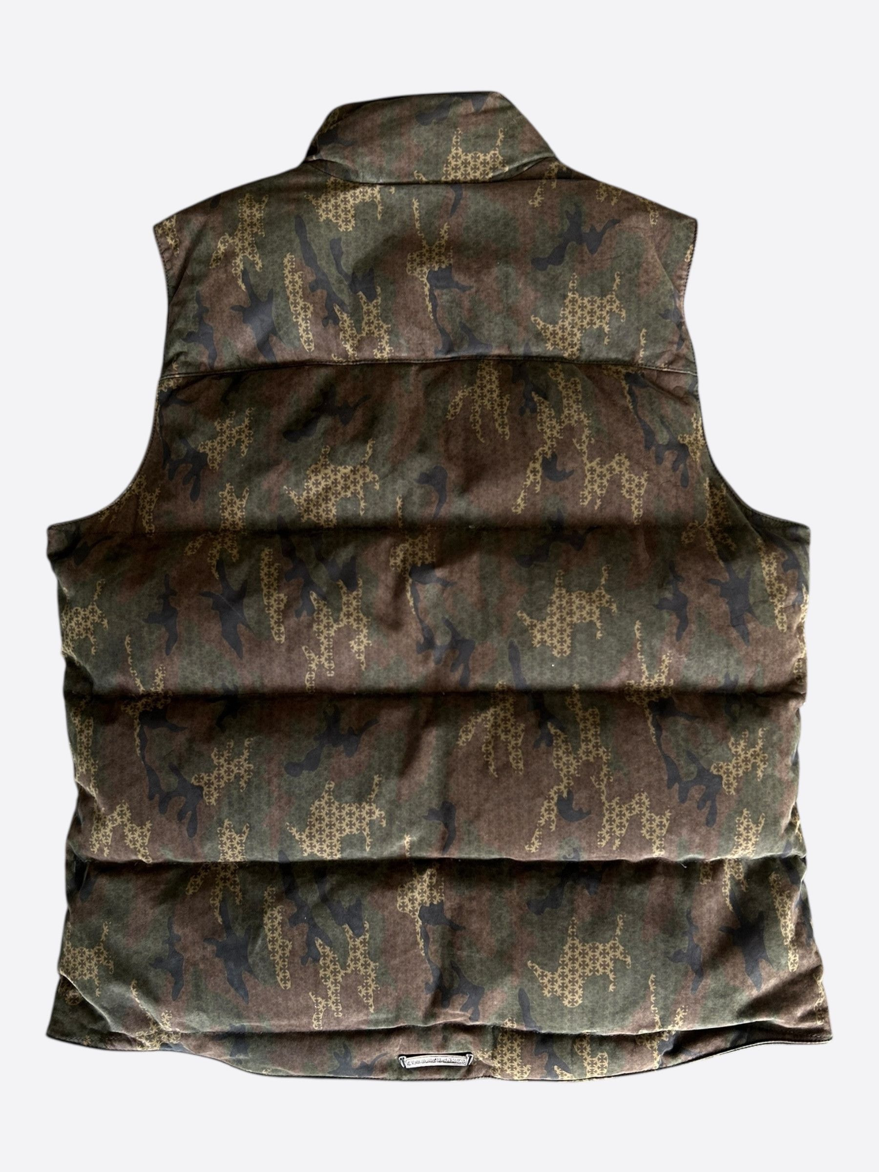 Chrome Hearts Chrome Hearts Camouflage Cross Jacquard Leather Vest Size US XL / EU 56 / 4 - 2 Thumbnail