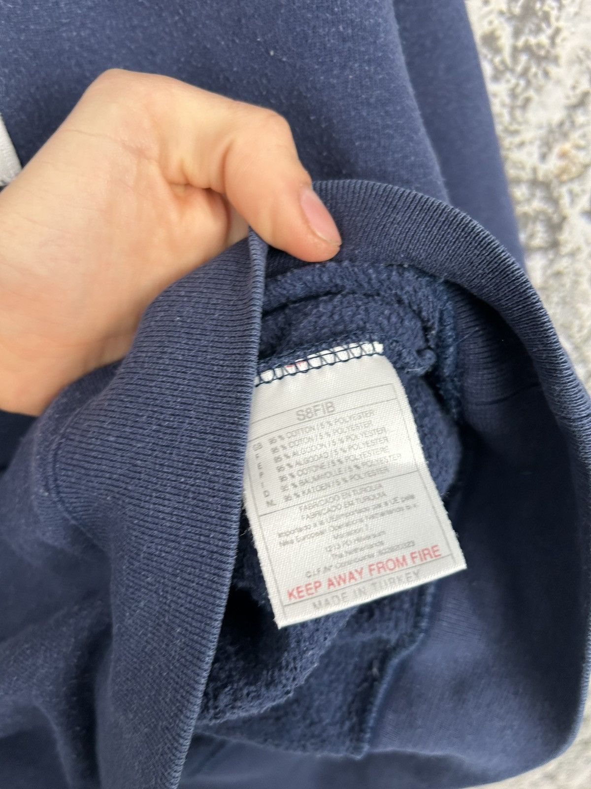 Nike Vintage Nike Spellout Baggy Blue Crewneck Streetwear Hype Size US M / EU 48-50 / 2 - 6 Thumbnail
