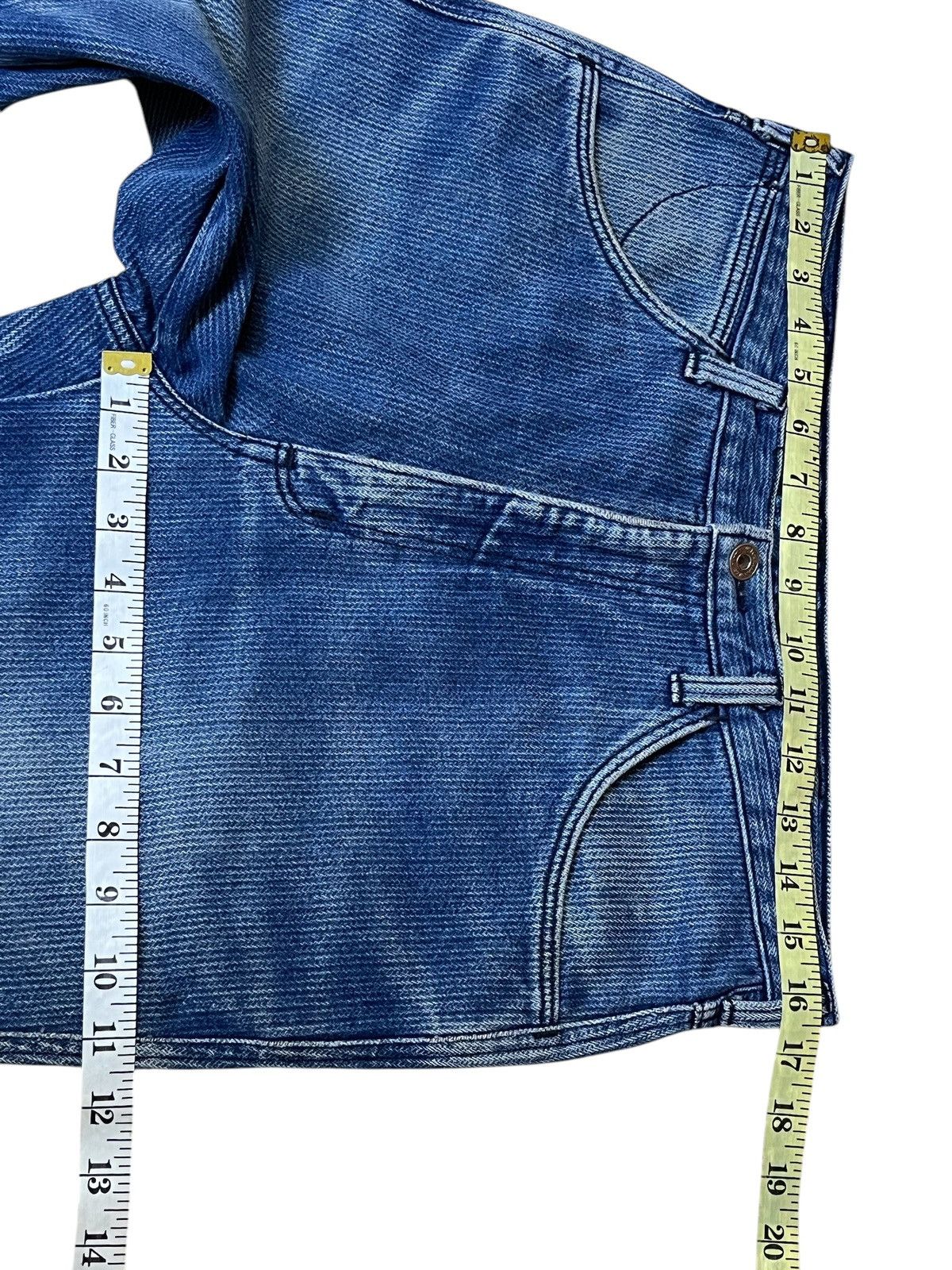 Wrangler RARE🔥VINTAGE JAPANESE WRANGLER x ATOMIC AGE JEANS Size US 33 - 14 Thumbnail