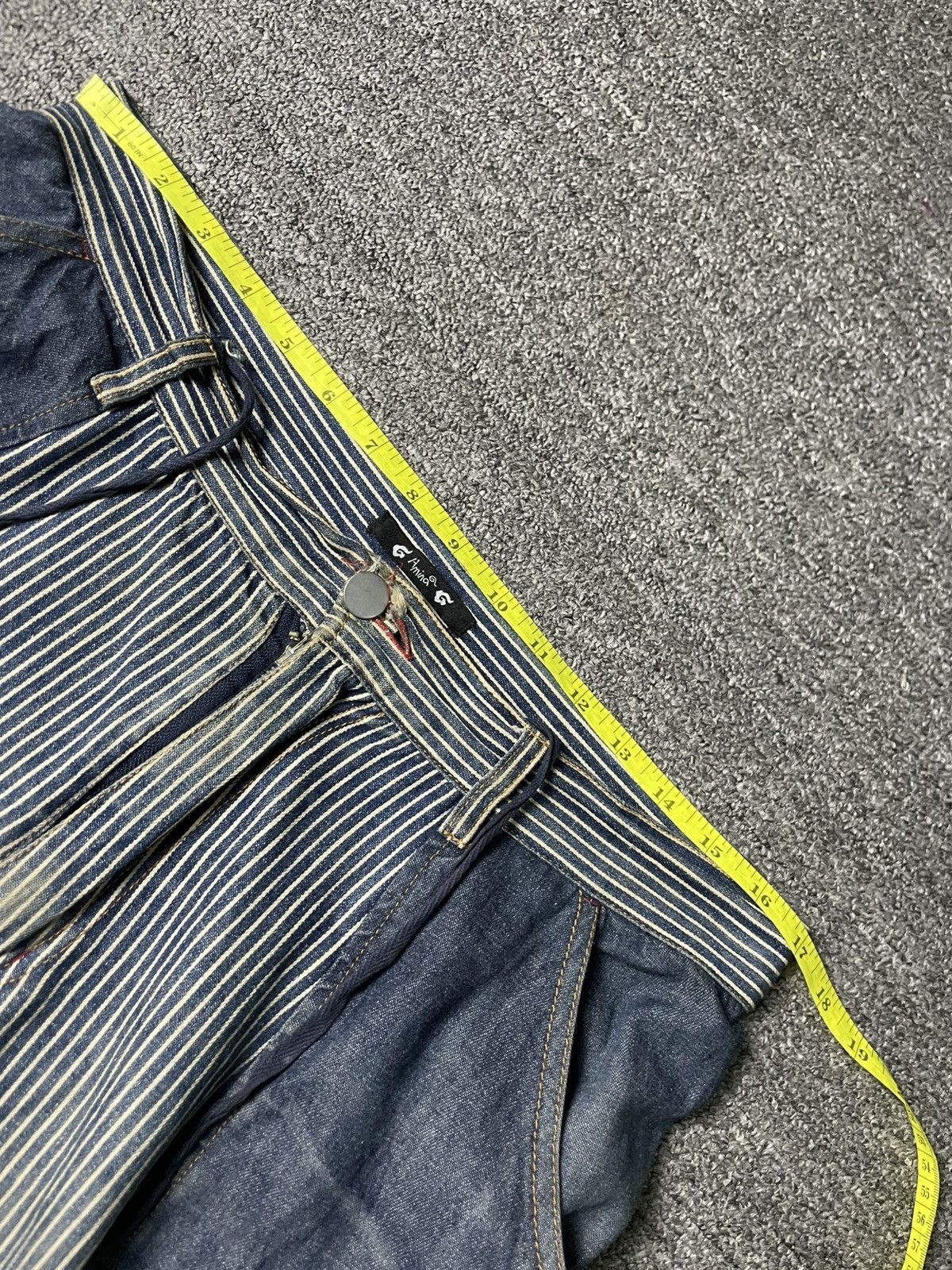 Japanese Brand × Vintage Hysteric Glamour x AMINA Baggy Loose Jeans (90) Size US 34 / EU 50 - 6 Thumbnail