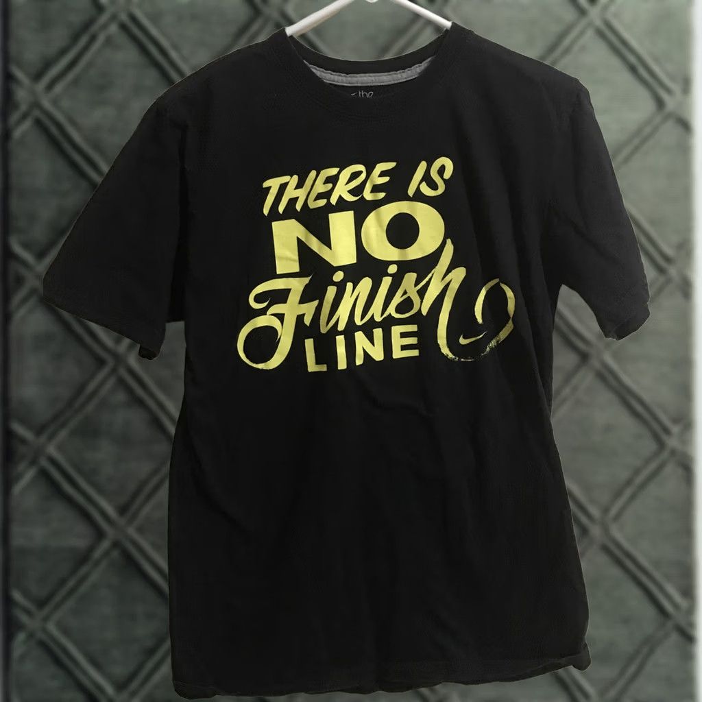 Nike Nike The Athletic Department There Is No Finish Line T-Shirt M Black Men B237 Size US M / EU 48-50 / 2 - 1 Thumbnail
