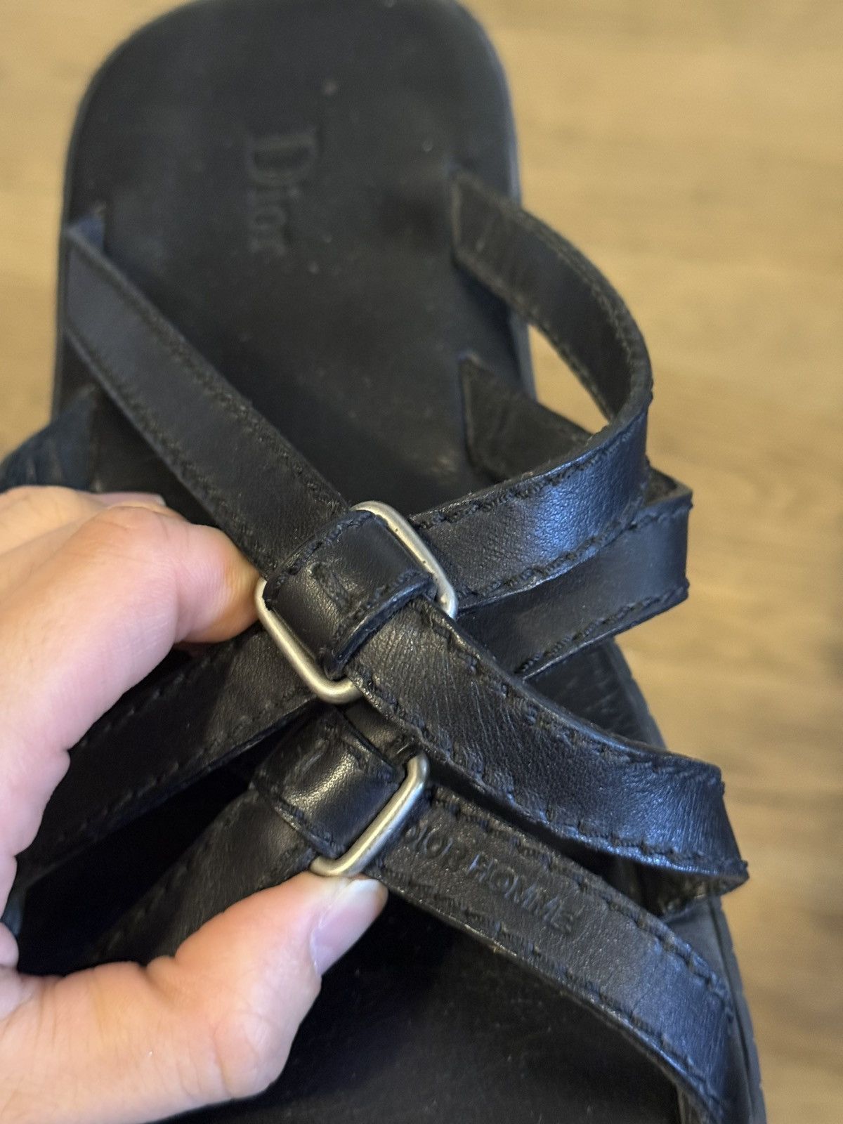 Dior Dior homme 03SS strip sandals Size US 8 / EU 41 - 4 Thumbnail