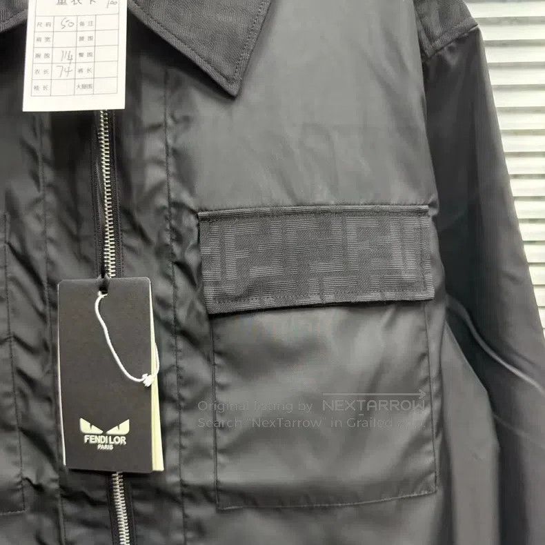 Fendi Fendi Black and Monogram Jacket Size US M / EU 48-50 / 2 - 3 Thumbnail