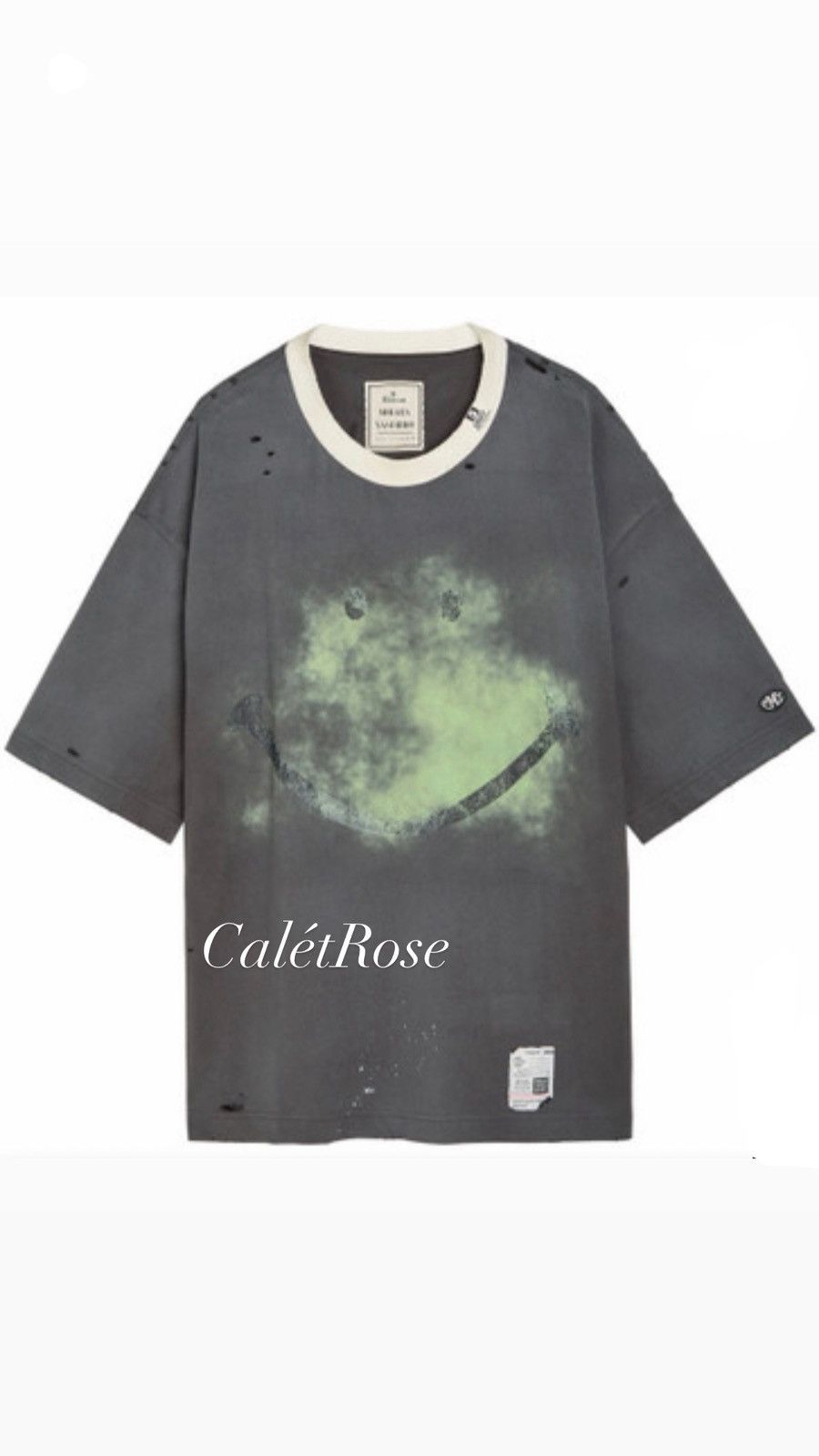 Maison MIHARA YASUHIRO Maison Mihara Yasuhiro smile acid wash MMY smiley t shirt 48 Size US M / EU 48-50 / 2 - 1 Thumbnail