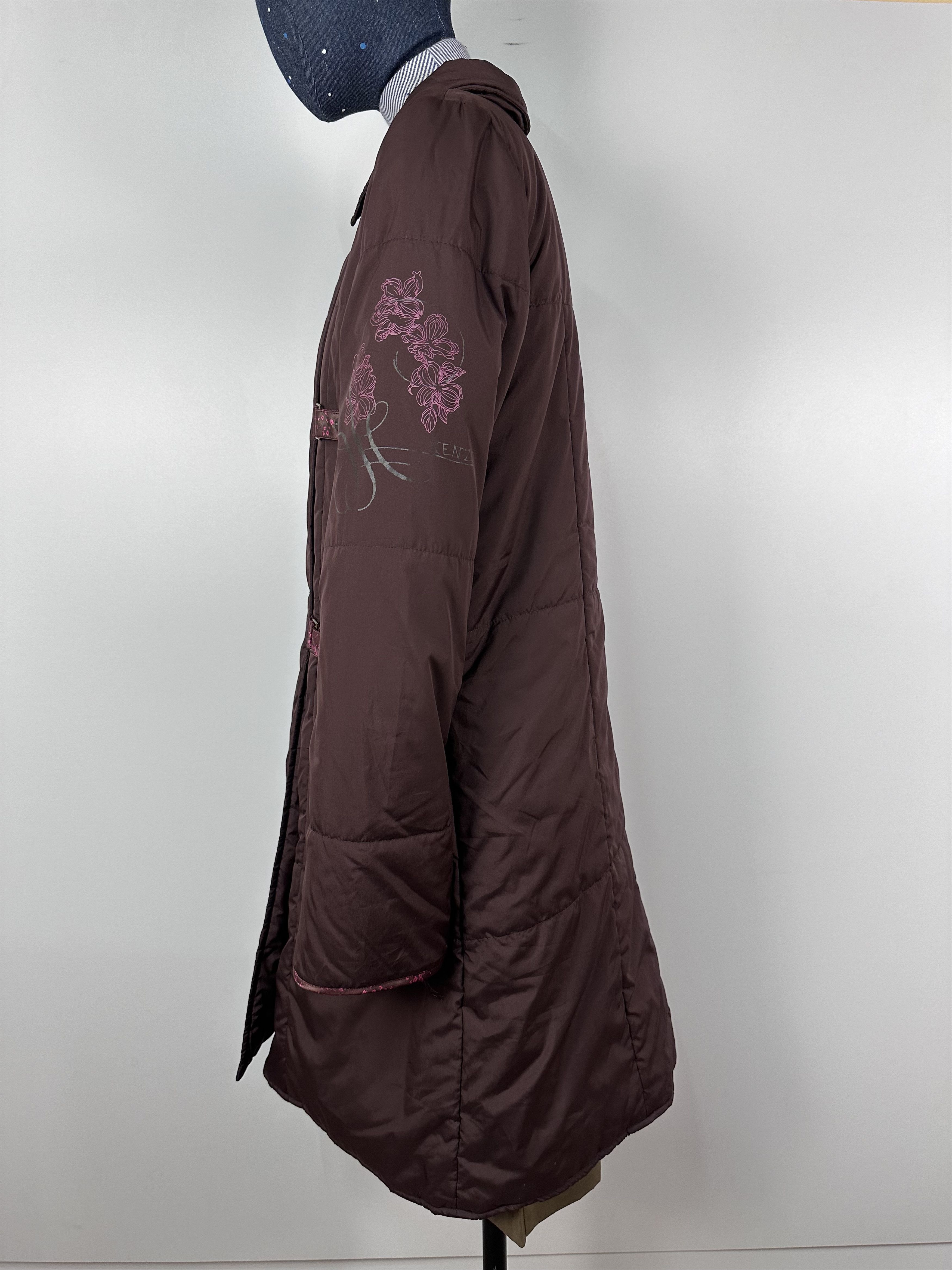 Kenzo Kenzo Junior Womens Coat Long Jacket Burgundy Size 12 Size XL / US 12-14 / IT 48-50 - 5 Thumbnail