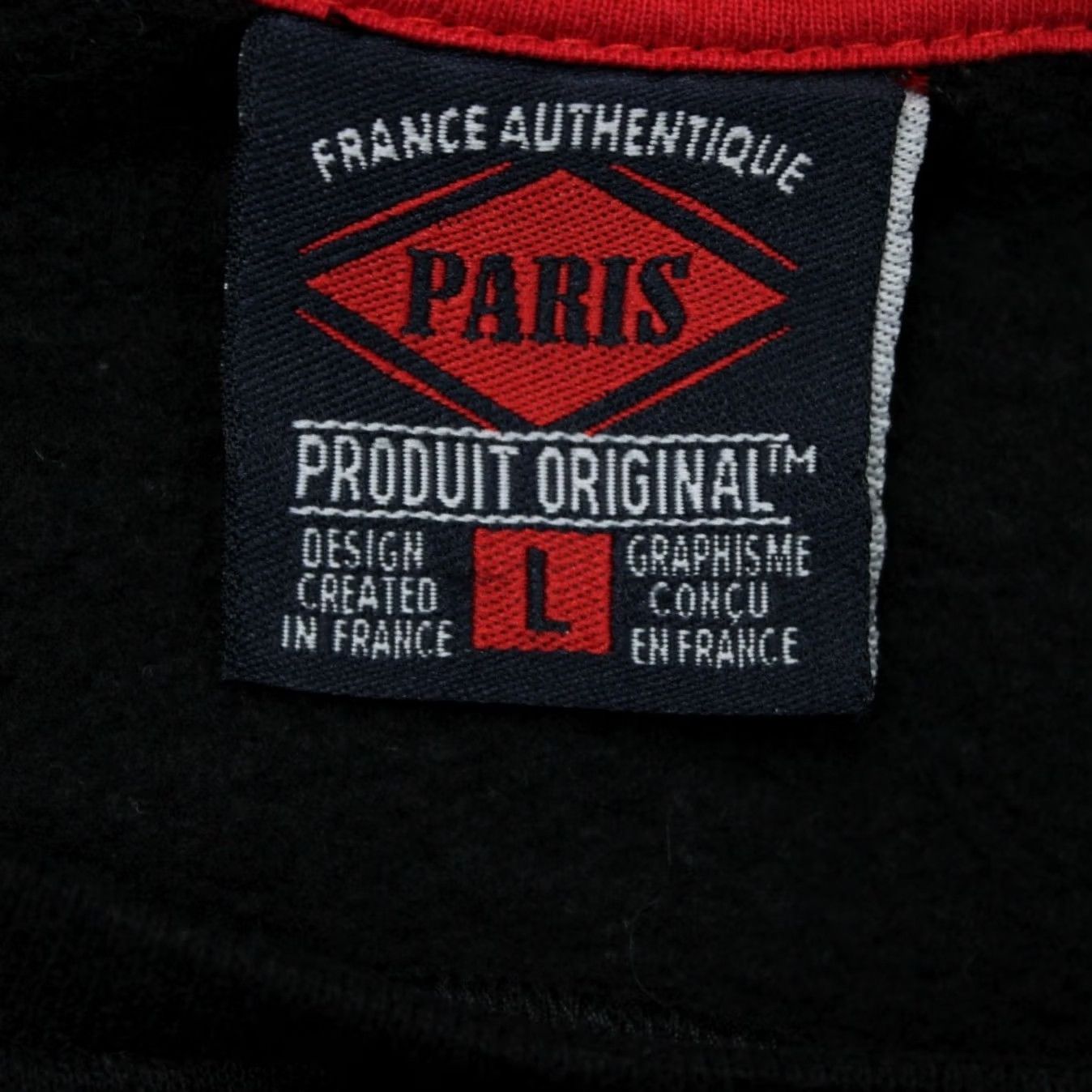 Vintage Paris Sweatshirt Mens Large Black 100% Cotton Pullover Shirt Pullover Logo Graphic Paris Theme Mens Large Black Cotton Sweatshirt Size US L / EU 52-54 / 3 - 6 Thumbnail