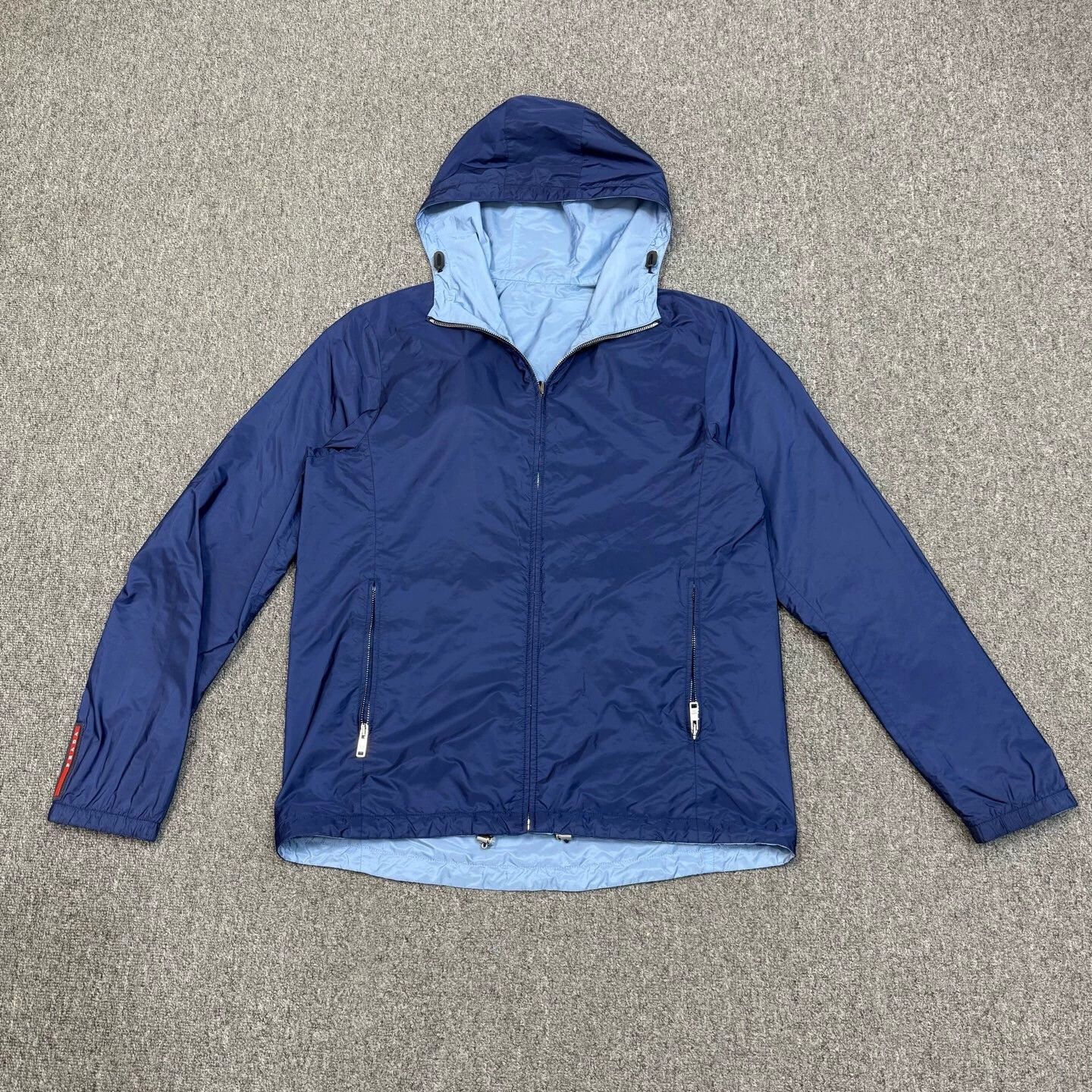 Prada Prada blue double-faced cotton jacket 52 Size US L / EU 52-54 / 3 - 1 Thumbnail