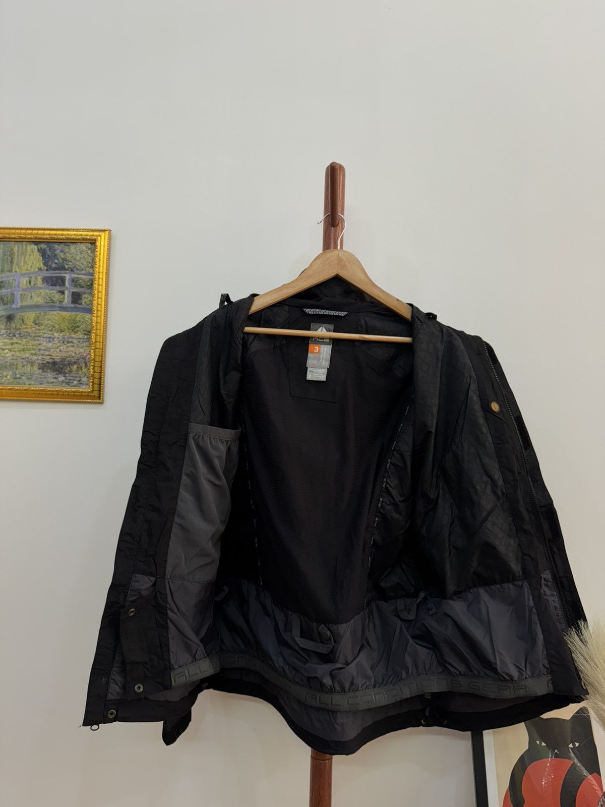 Nike × Nike ACG Vintage Nike ACG Jacket Winter Ski Stormfit Black Logo Size US S / EU 44-46 / 1 - 10 Thumbnail