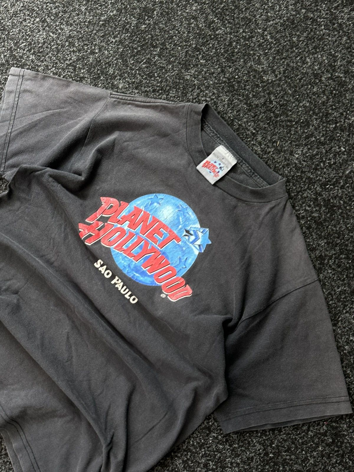 Planet Hollywood × Vintage 🚨Vintage 90s Planet Hollywood SAN PAULO RARE t shirt Size US S / EU 44-46 / 1 - 2 Thumbnail