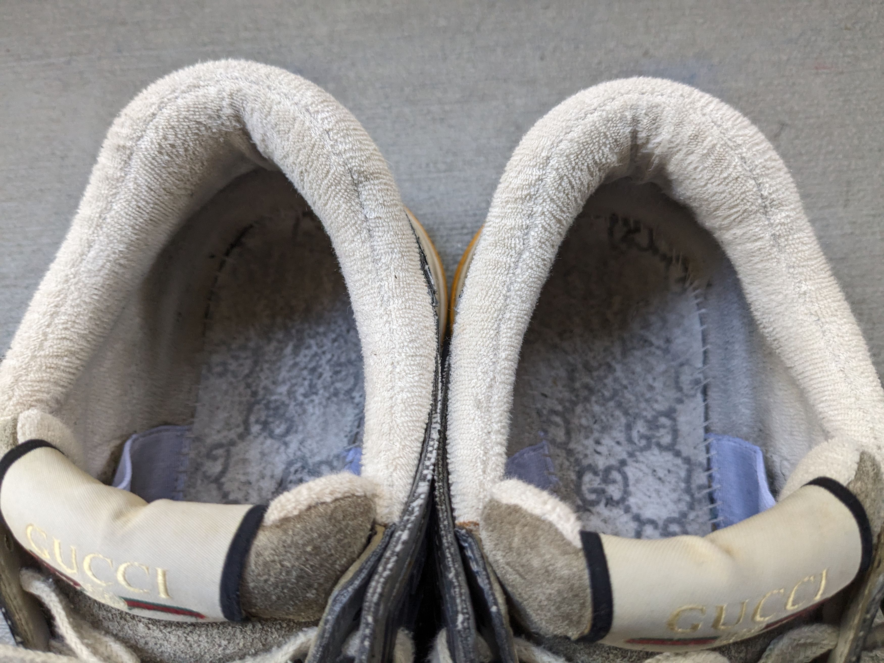 Gucci Gucci Ultrapace Sneakers Size 9 Gray Silver BEATERS Size US 9 / EU 42 - 12 Thumbnail
