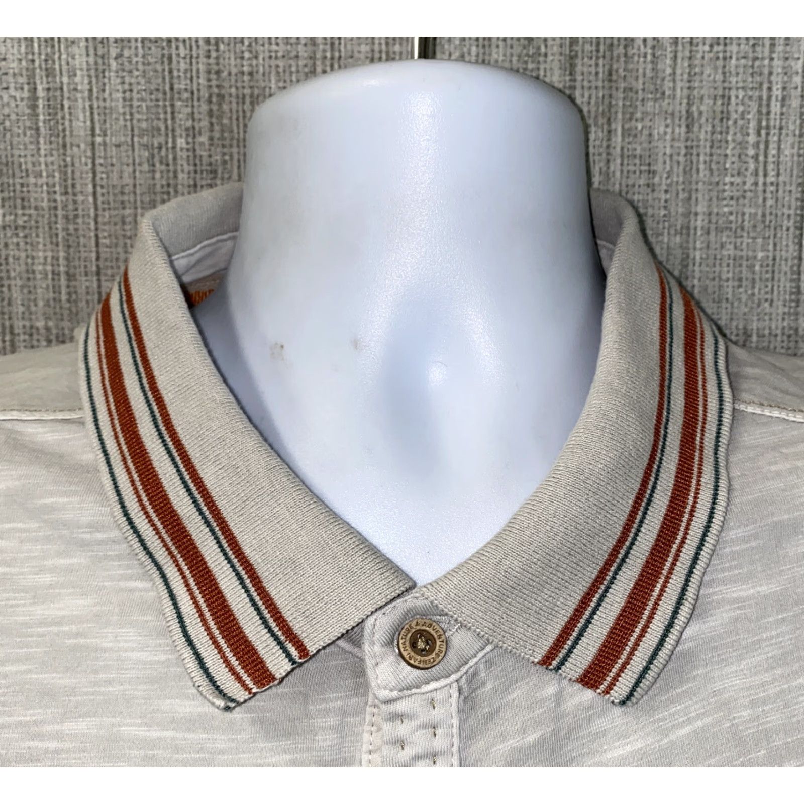 Vintage Zenfari Mens Gray Short Sleeve Button Front Shirt XL Shirts Size US XL / EU 56 / 4 - 3 Thumbnail