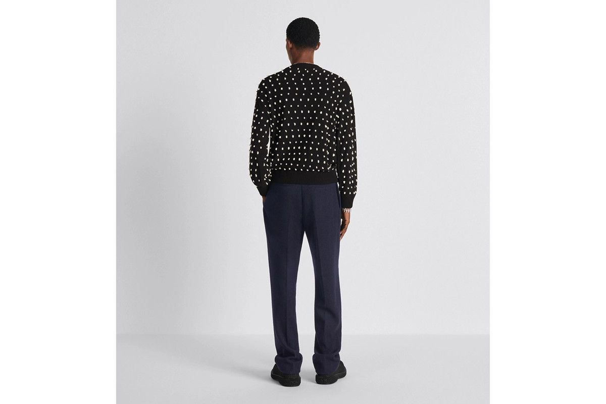 Dior o1bcso1str1124 Pleated Pants in Navy Blue Size US 26 / EU 42 - 6 Thumbnail