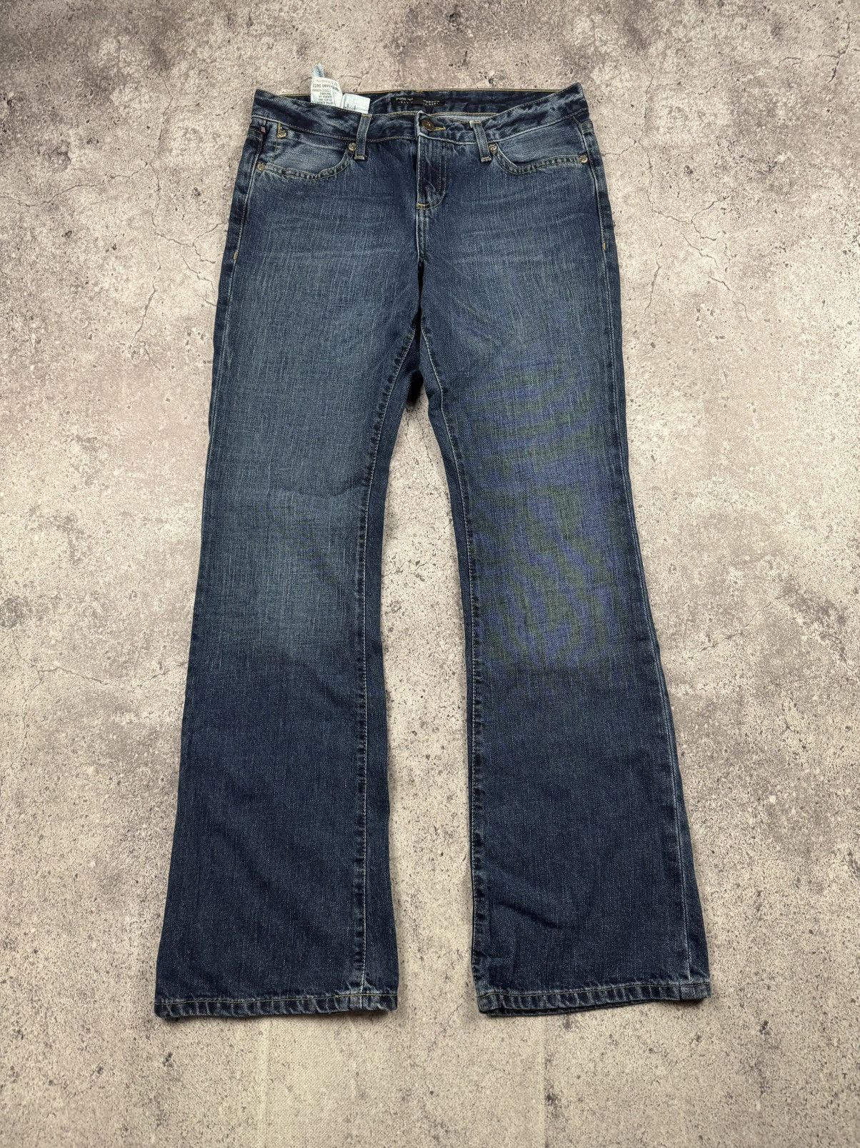 Polo Ralph Lauren VINTAGE Y2K FLARED BOOTCUT RL POLO JEANS EMBOIDER LOGO Size 27" / US 4 / IT 40 - 4 Thumbnail