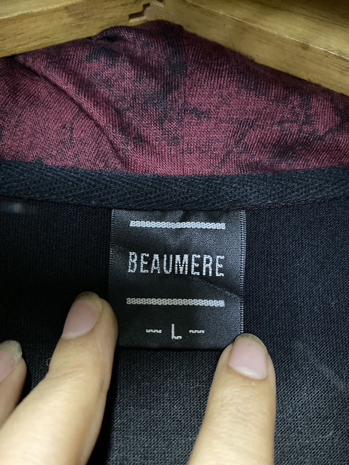 Japanese Brand Vkei style Beaumere poem punk short fur hoodie Size US M / EU 48-50 / 2 - 7 Thumbnail