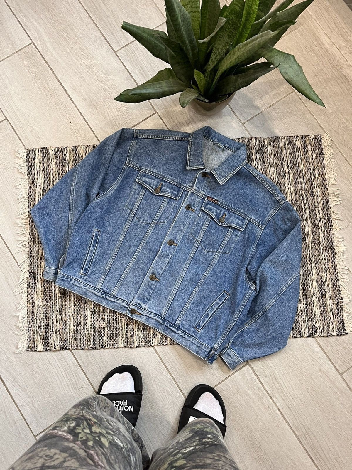 Levi's × Vintage Vintage ninty 9 Denim Jacket cropped workwear 90s Size US M / EU 48-50 / 2 - 1 Thumbnail