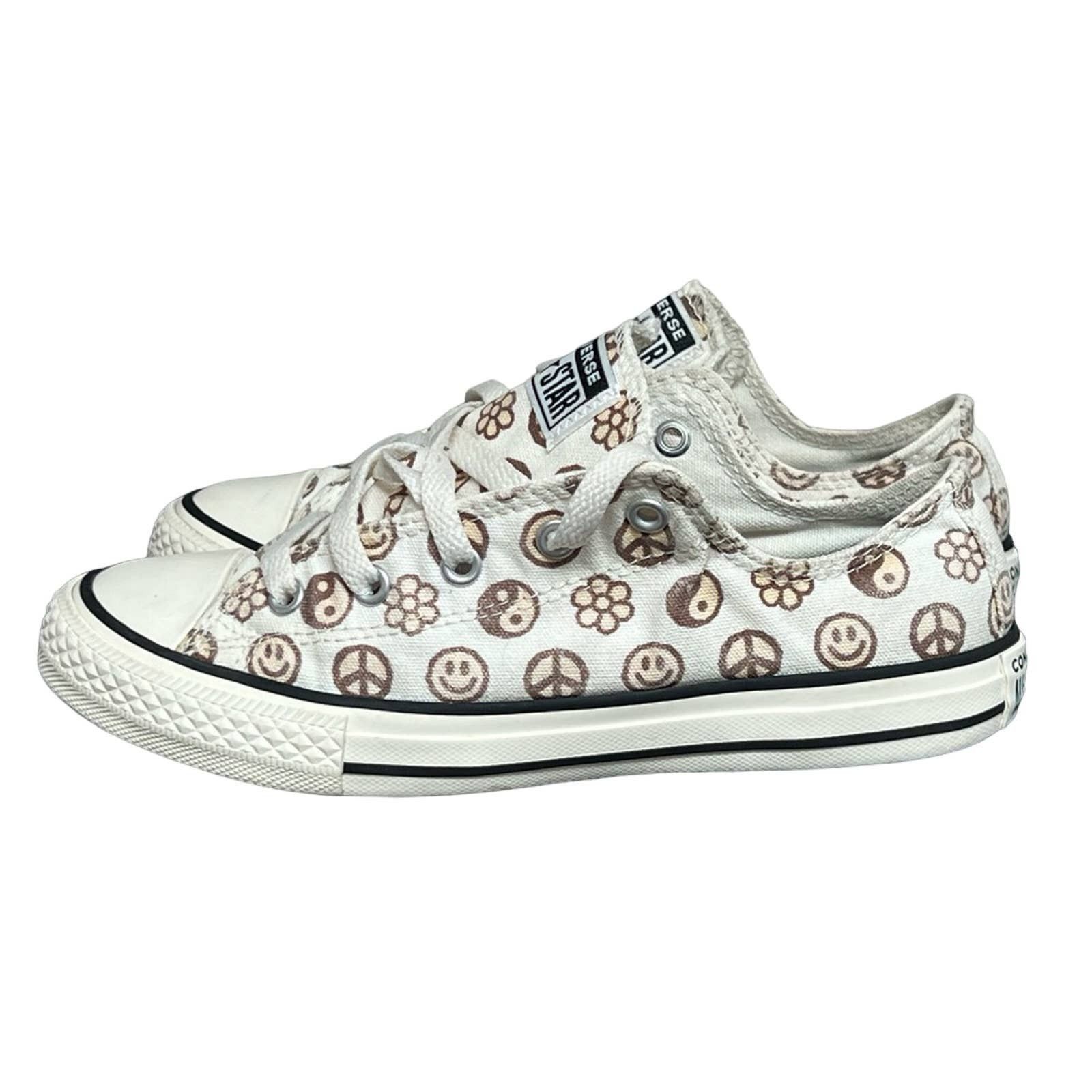 Converse CONVERSE CHUCK TAYLOR LOW CUSTOM SMILEYS YOUTH SZ 3 LIKE NEW ...