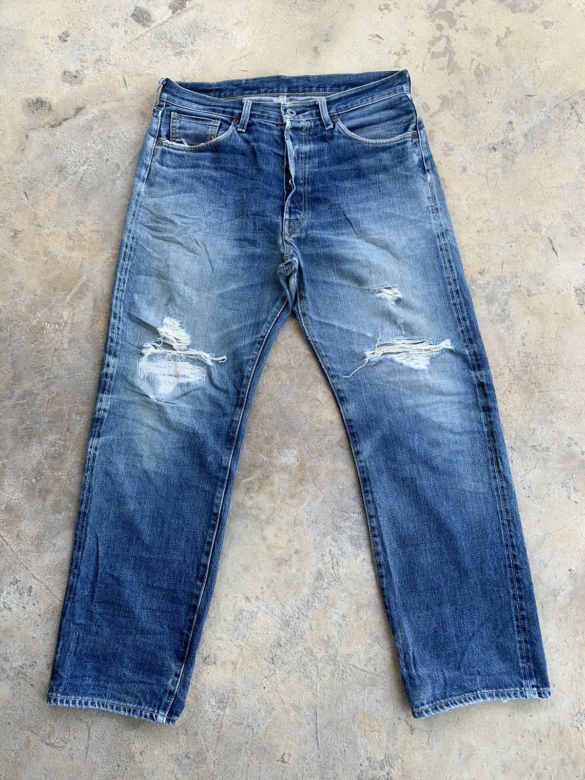 Kamakura Lot 44XX Japan Selvedge Distressed Denim