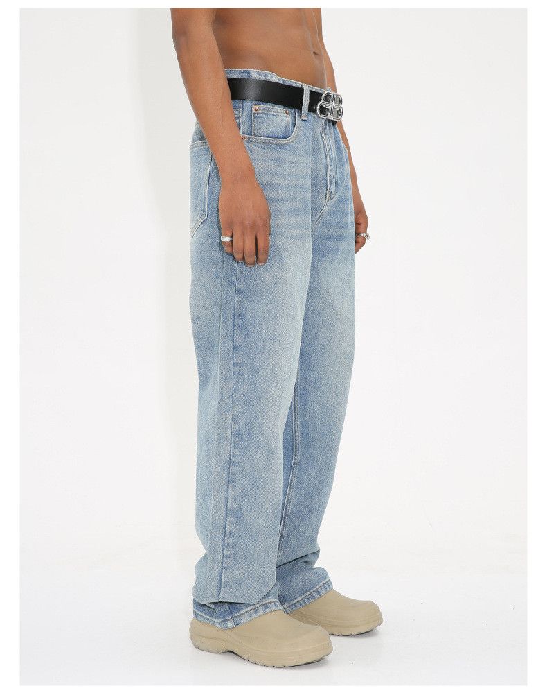 washed faded y2k skate hiphop jeans