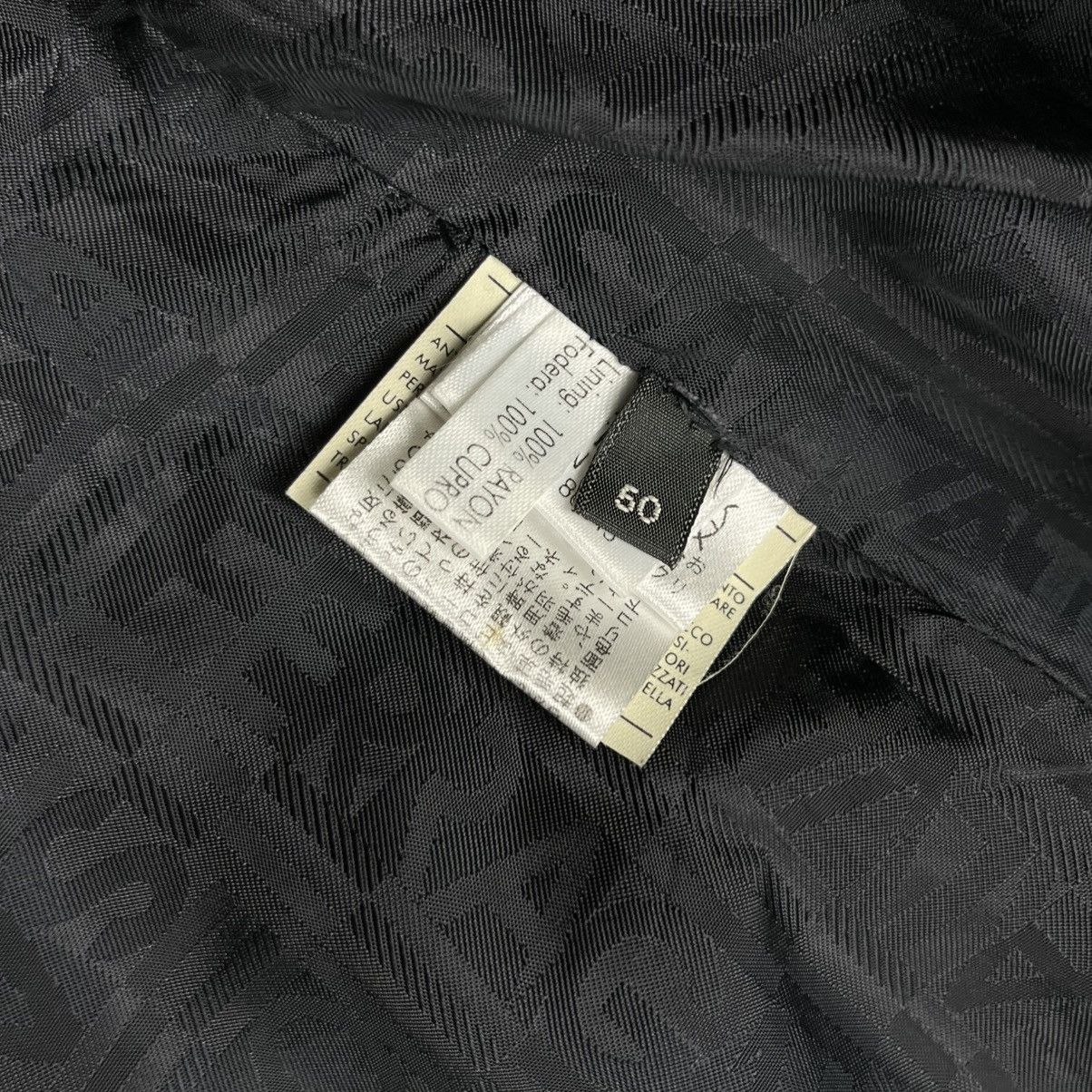 Salvatore Ferragamo Salvatore Ferragamo - Leather Blazer - Jacket Size US M / EU 48-50 / 2 - 10 Thumbnail