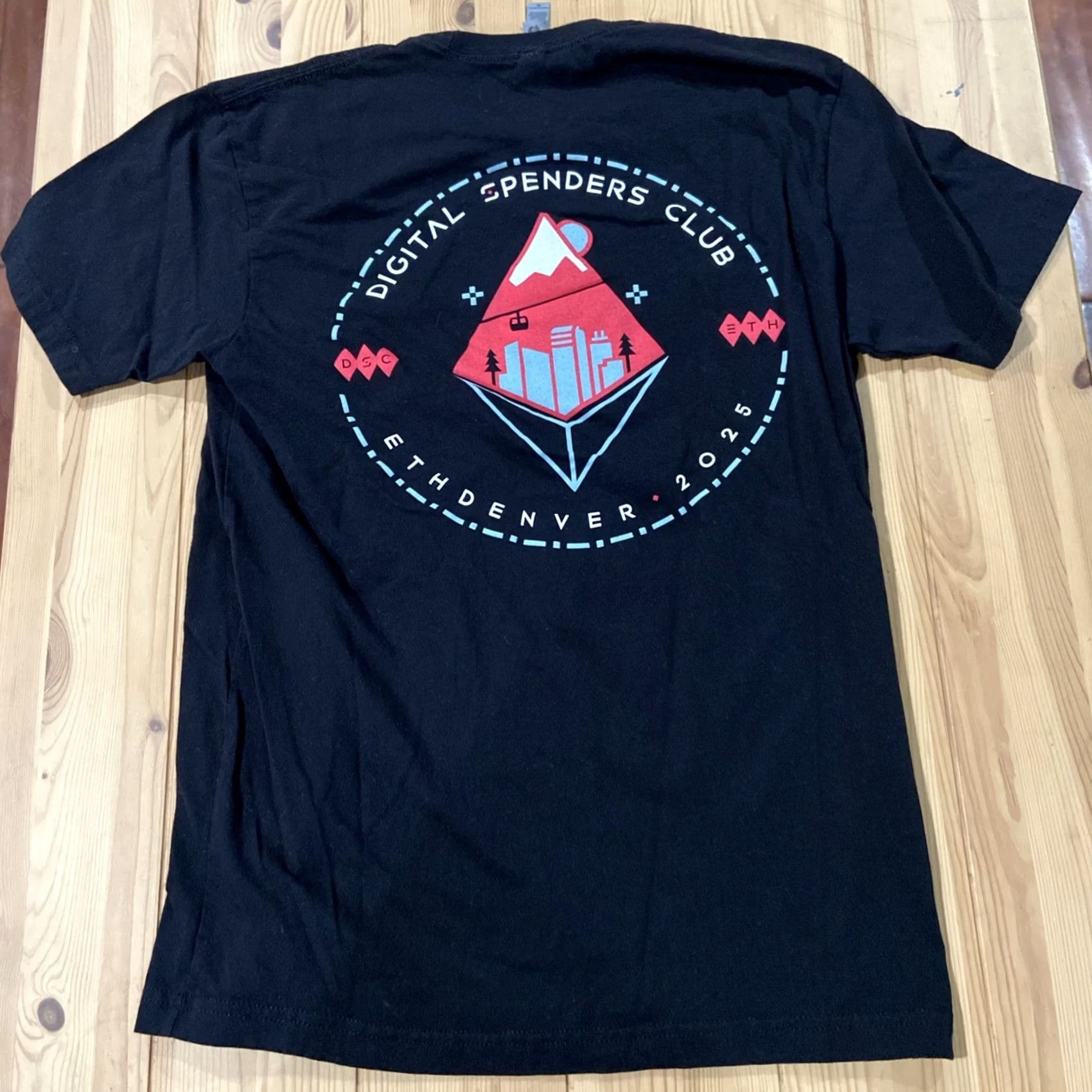 Vintage Ethereum Digital Spenders Club Denver 2025 T Shirt M Black Crypto Web3 Men Size US M / EU 48-50 / 2 - 6 Thumbnail