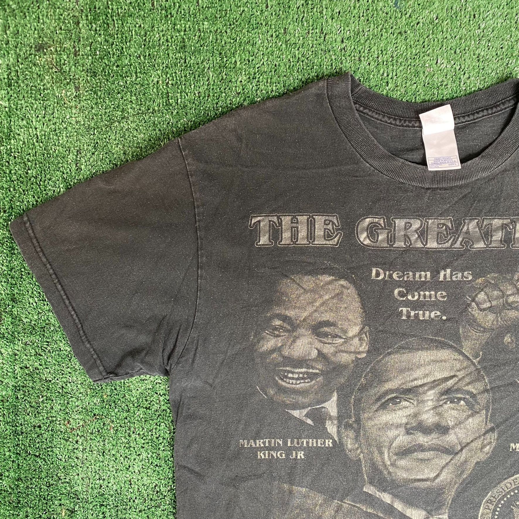 Vintage Vintage Y2K Barack Obama Shirt MLK America Black History Tee Size US L / EU 52-54 / 3 - 2 Thumbnail