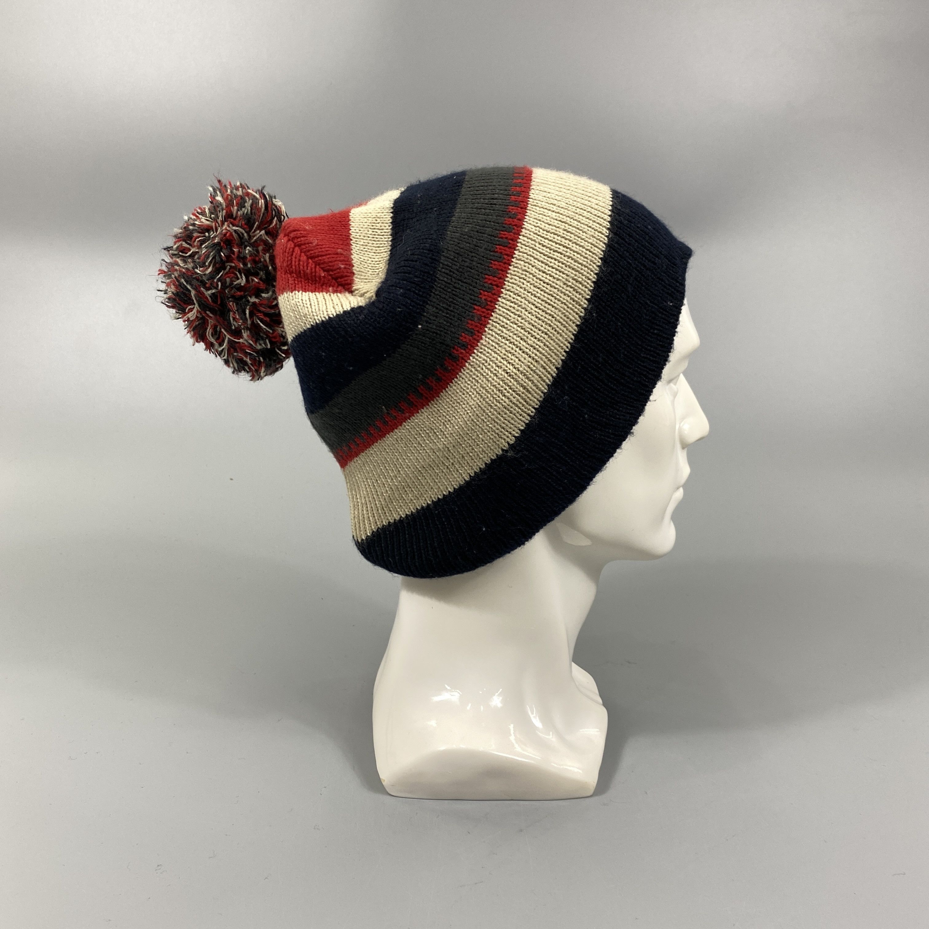 Japanese Brand Winter Beanie With Pompom -BN688 Size ONE SIZE - 3 Thumbnail