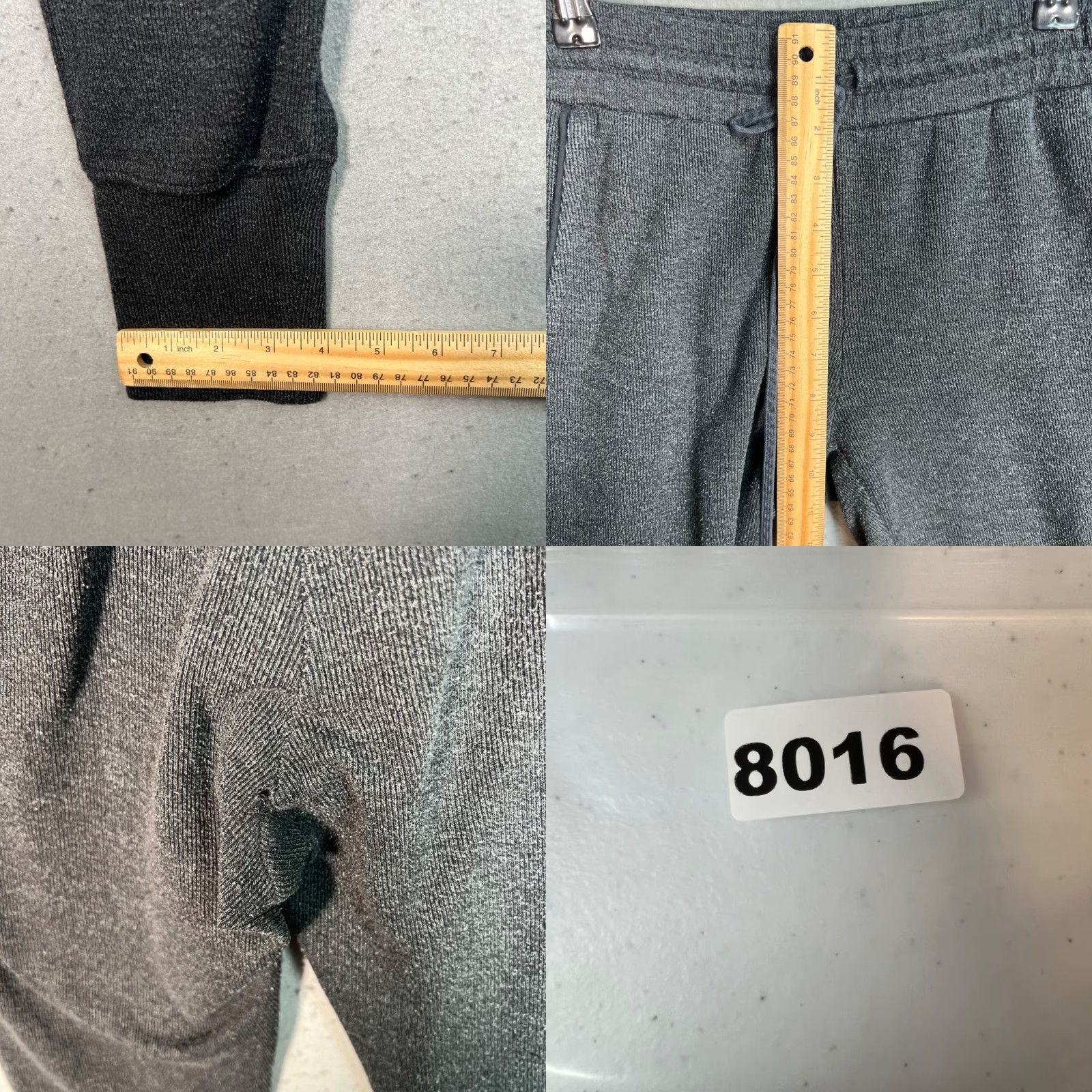Vintage Wilfred Cotton Blend Jogger Pants XS Womens Gray Tapered Pockets Casual Jeans Jogger Style - 26in Inseam Size 26" / US 2 / IT 38 - 8 Thumbnail