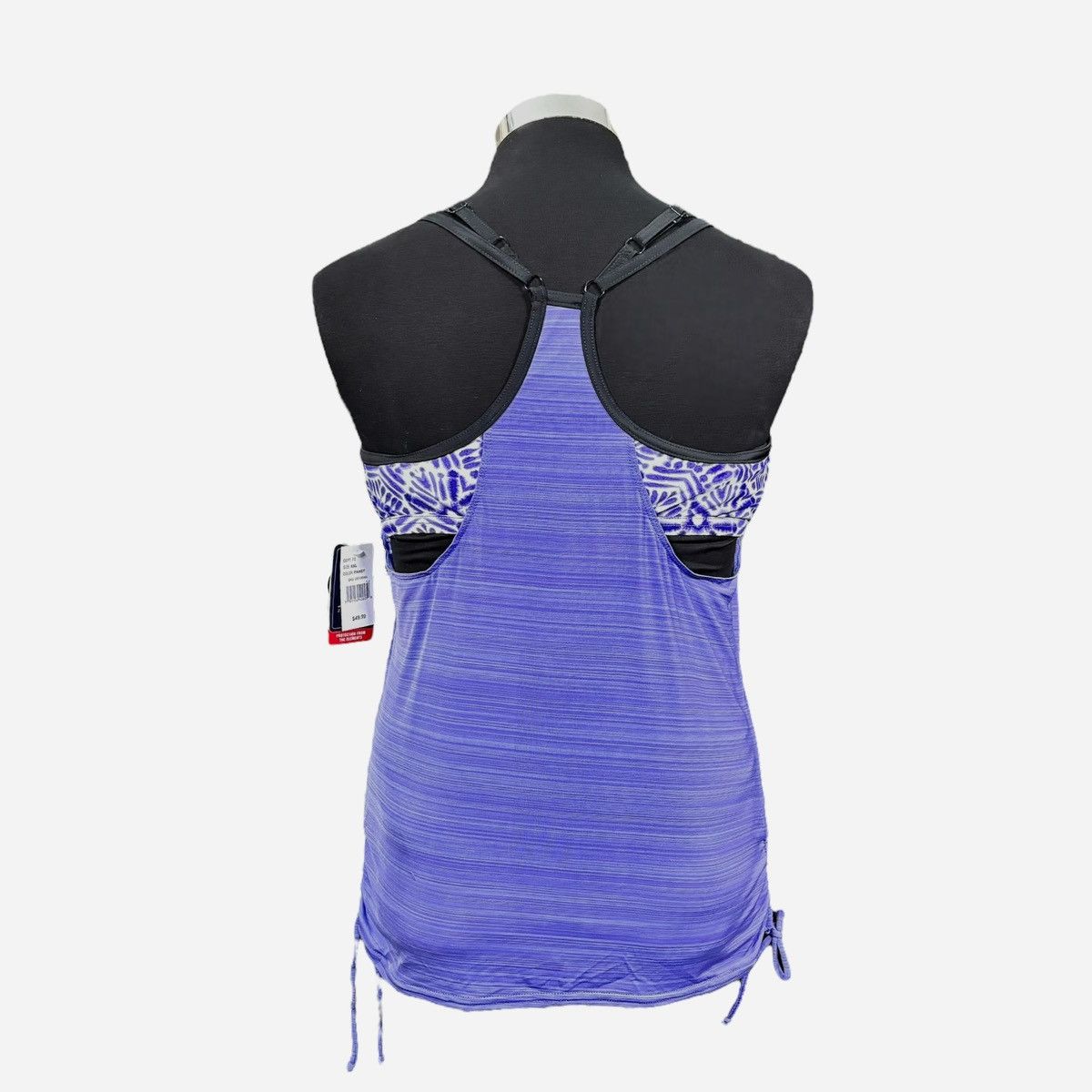 Other Zeroxposur Women’s Purple Racerback Tankini Tank Top Sz XL Size XL / US 12-14 / IT 48-50 - 3 Thumbnail