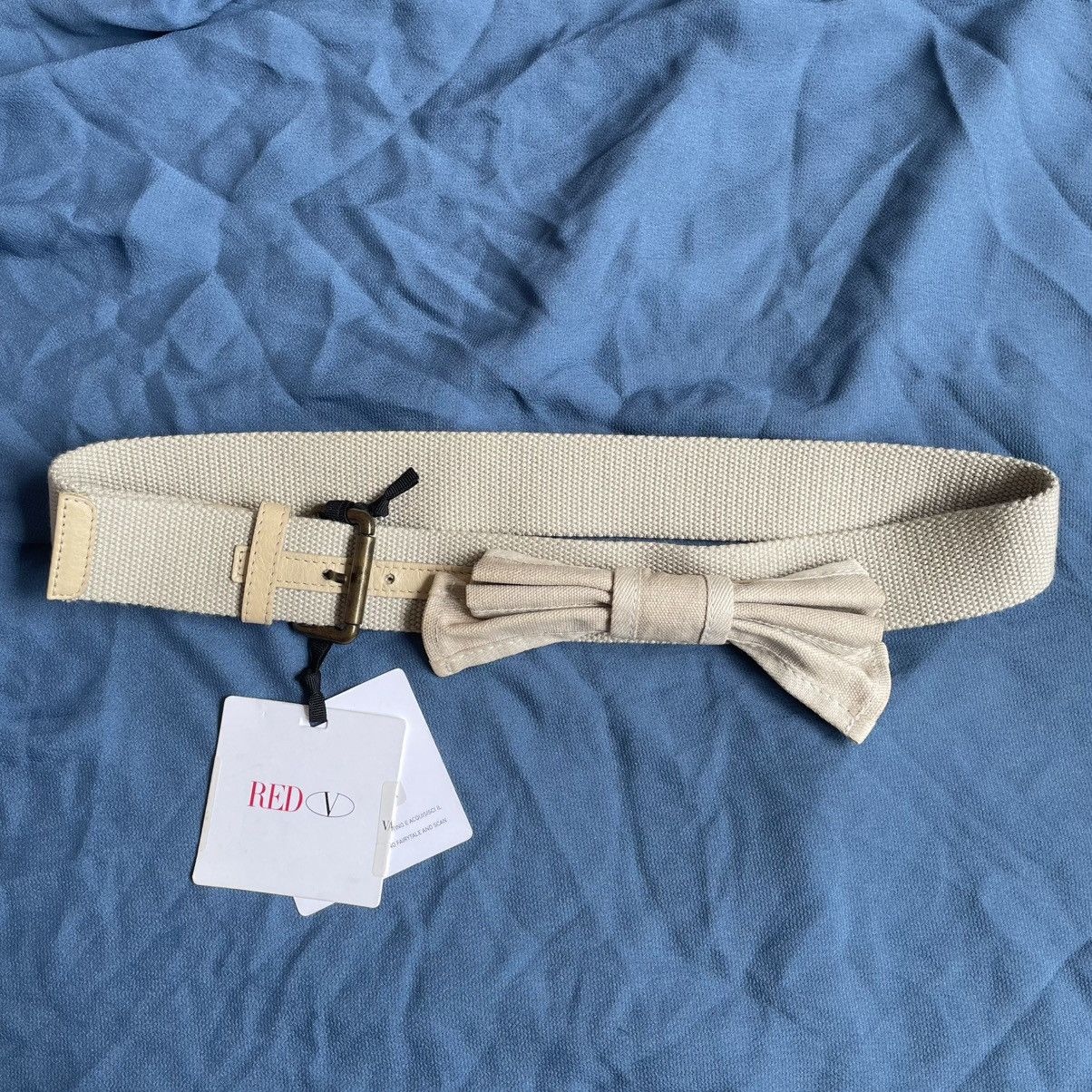 Valentino Red Valentino Ribbon Bow Design Belt Size ONE SIZE - 3 Thumbnail