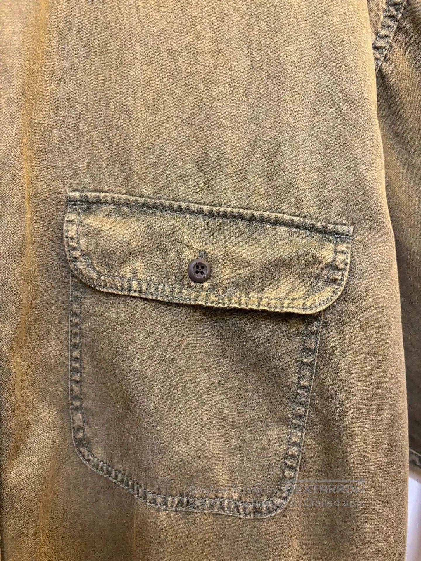 Beams Japan Beams 25SS Acetate Washed Shirt. Size US L / EU 52-54 / 3 - 4 Thumbnail