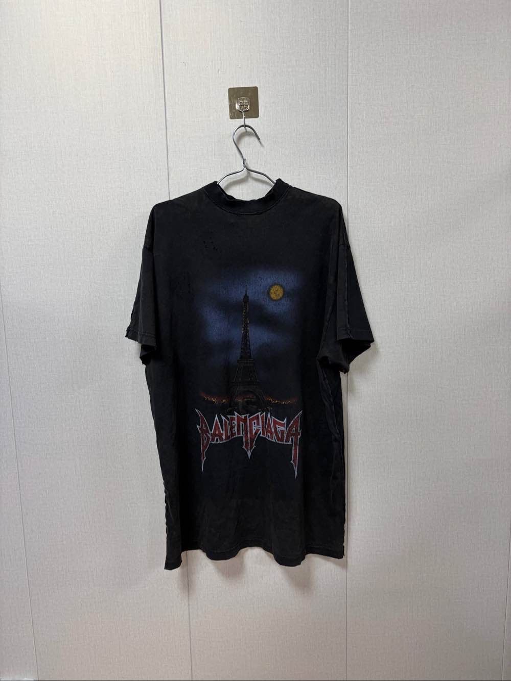 Balenciaga Balenciaga Eiffel Tower Graphic T-Shirt Size S Size US S / EU 44-46 / 1 - 1 Thumbnail