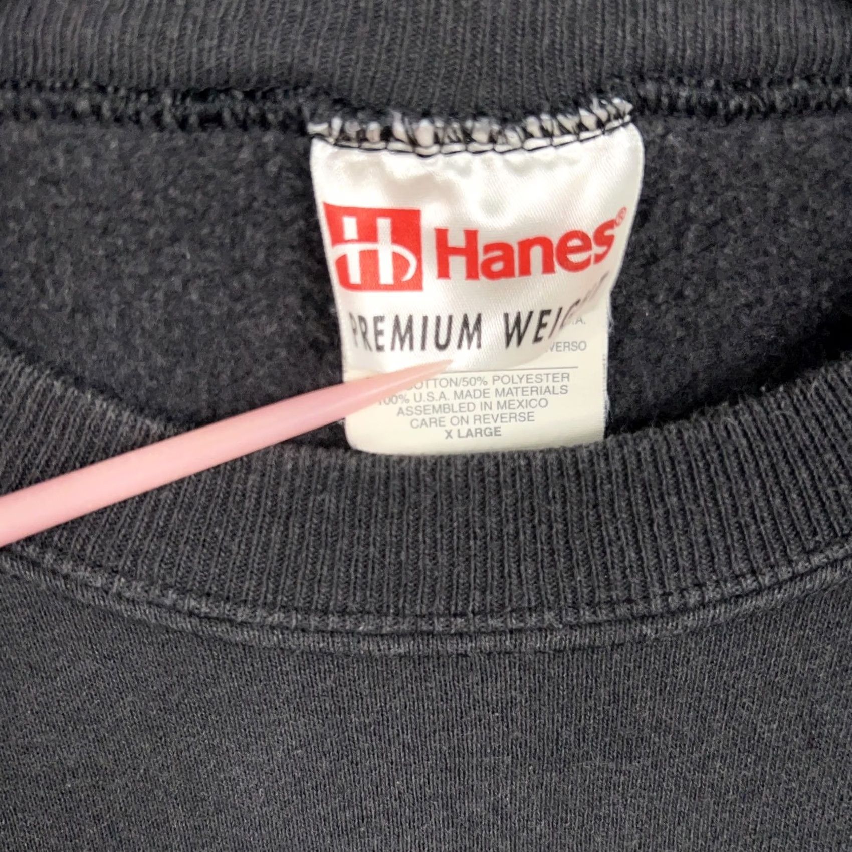Hanes VINTAGE Hanes Delta Zeta Kappa Sweatshirt Mens XL Black Graphic Print 90s Preppy Crewneck Size US XL / EU 56 / 4 - 5 Thumbnail