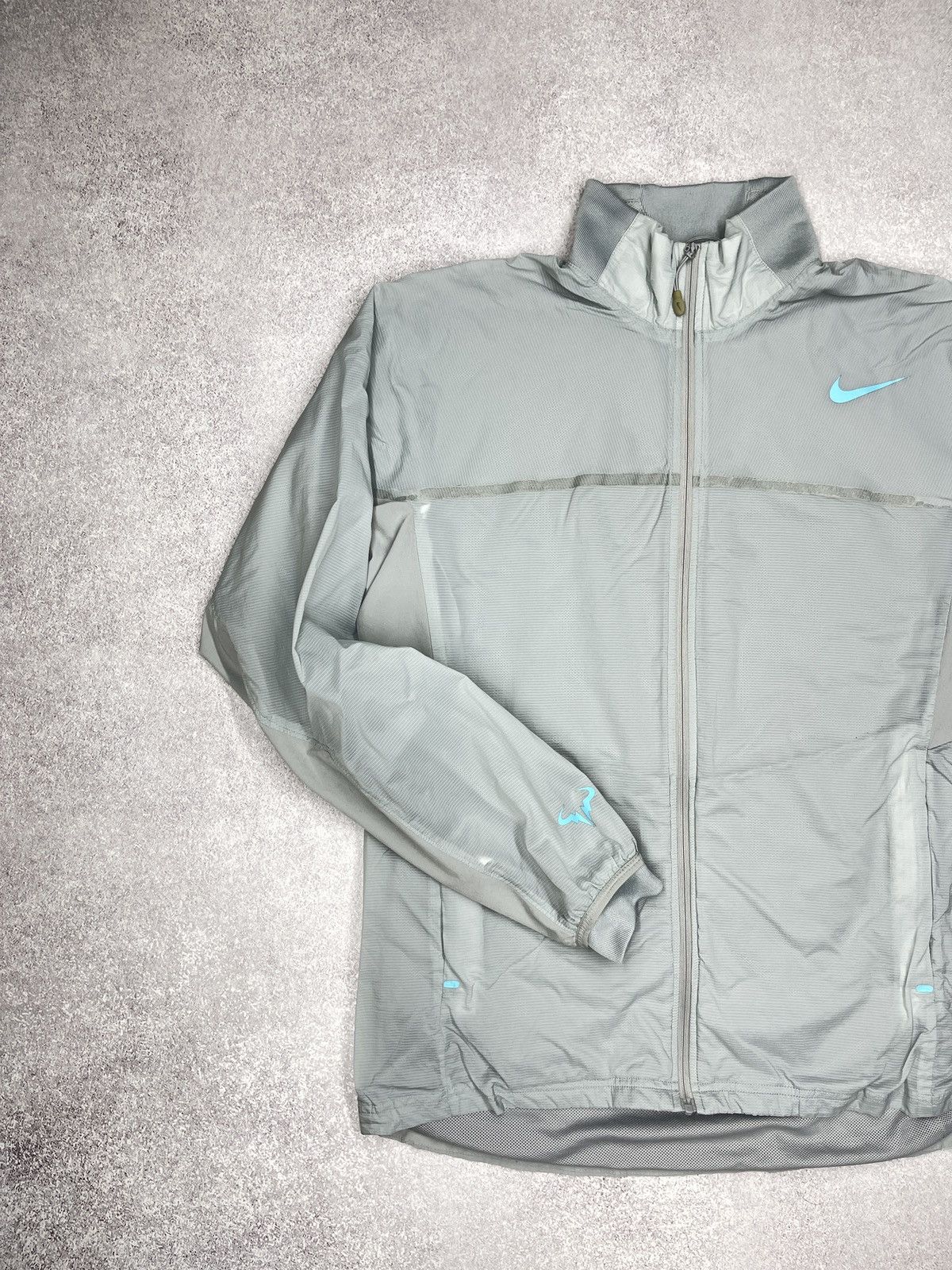 Nike Nike Court Rafael Nadal Dri-Fit Tennis Track Jacket Grey Size US M / EU 48-50 / 2 - 3 Thumbnail
