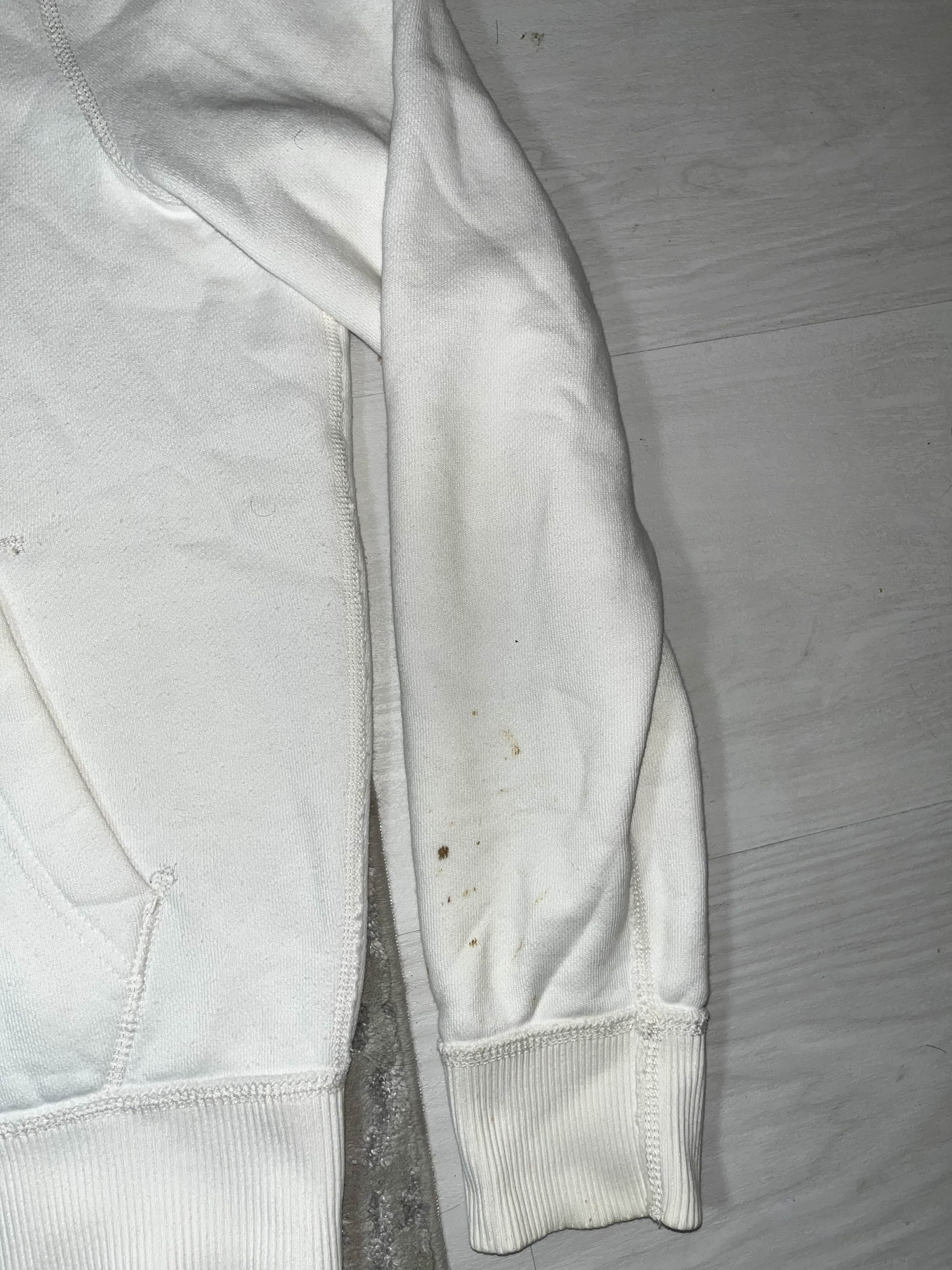 Abercrombie & Fitch Y2K Abercrombie & Fitch Chunky White Zip Up Sweater Size XL / US 12-14 / IT 48-50 - 6 Thumbnail