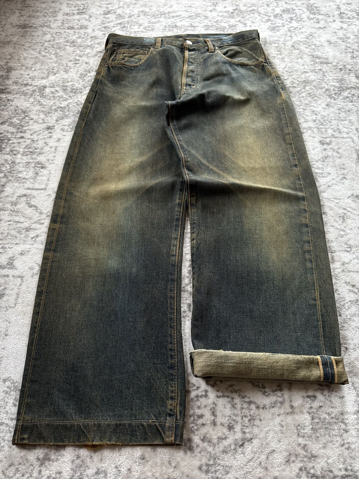 Levi's Vintage LEVIS Big E Lot 503B Mud Wash Baggy Selvedge Jeans Size US 32 / EU 48 - 1 Thumbnail