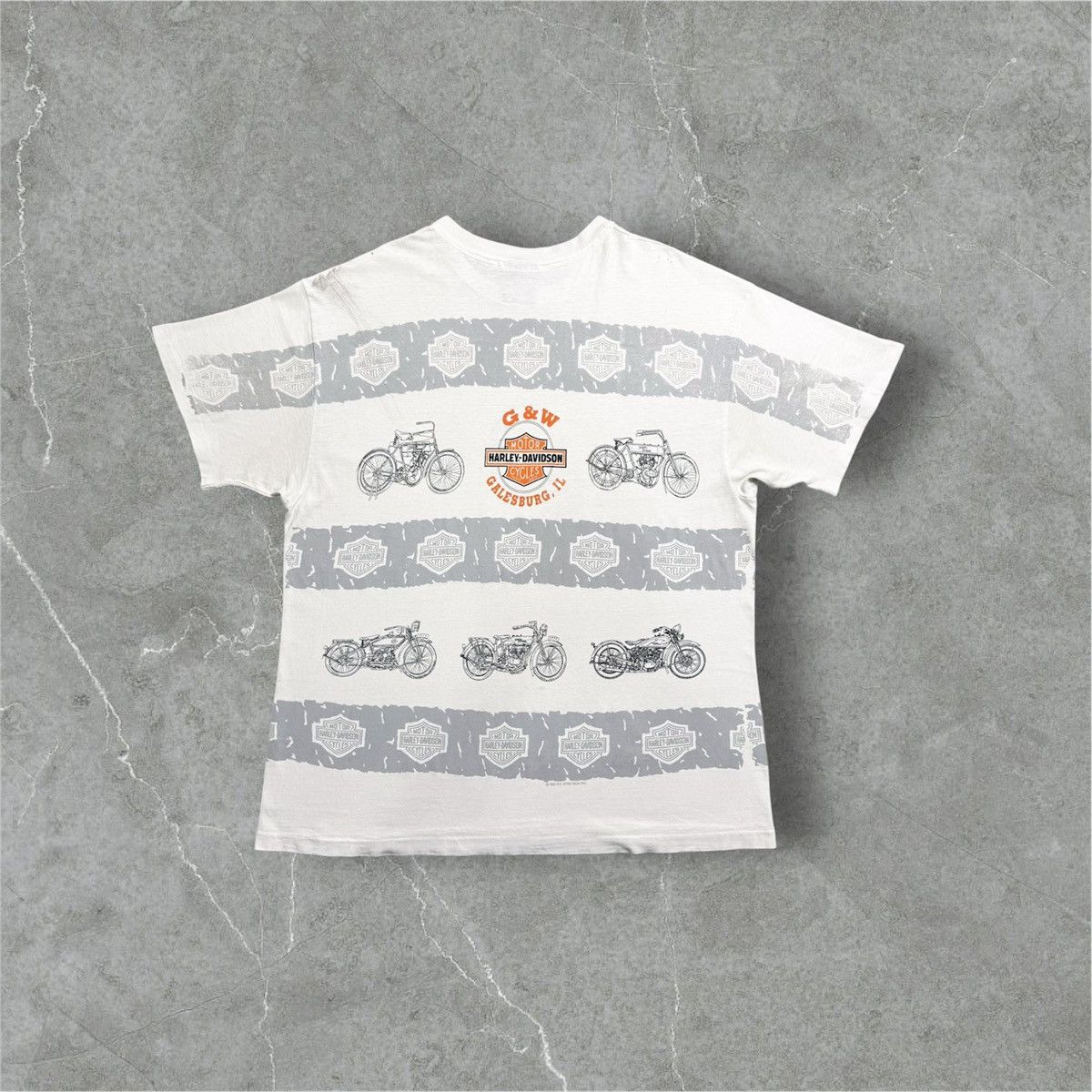 Harley Davidson 1993 Harley Davidson “90th Anniversary Commemoration” Tee Size US XL / EU 56 / 4 - 2 Thumbnail
