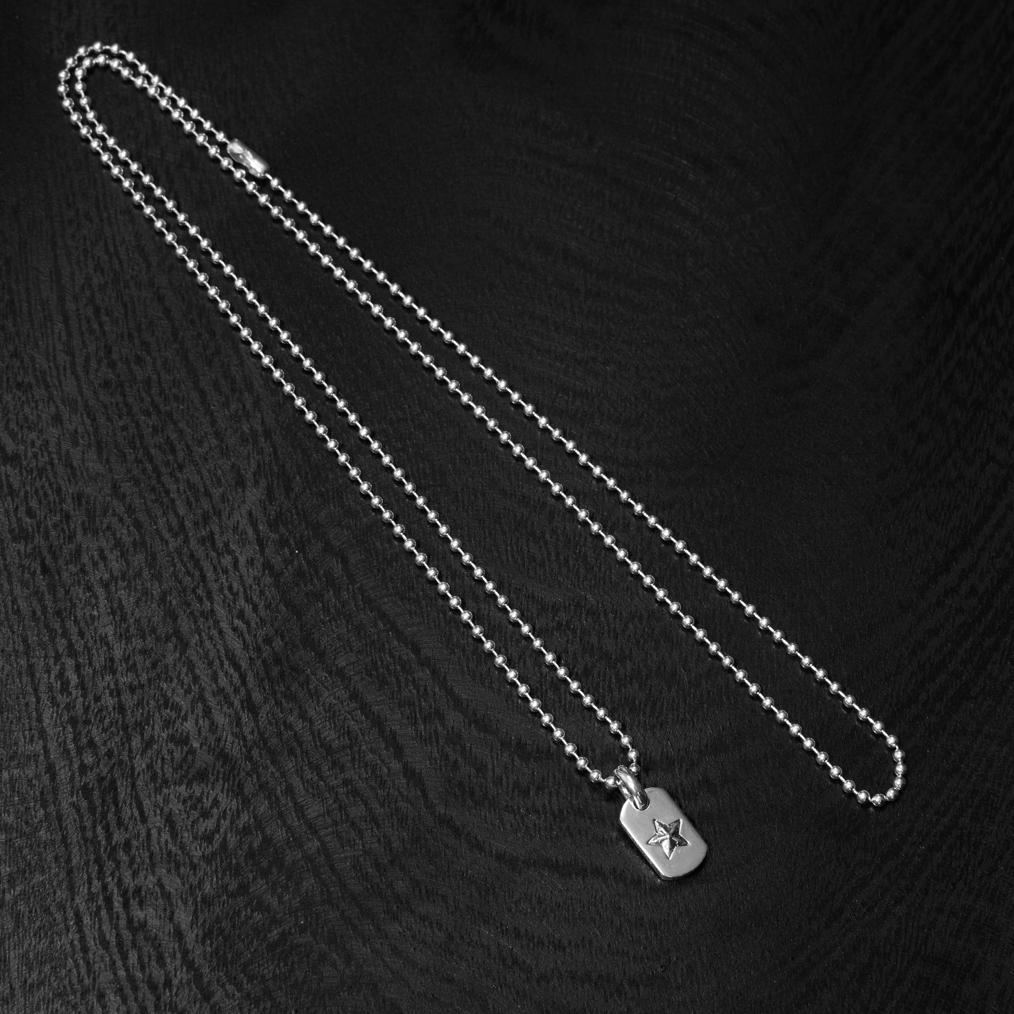 Chrome Hearts CHROME HEARTS Dog Tag Tiny Star Sliver Necklace Size ONE SIZE - 3 Thumbnail