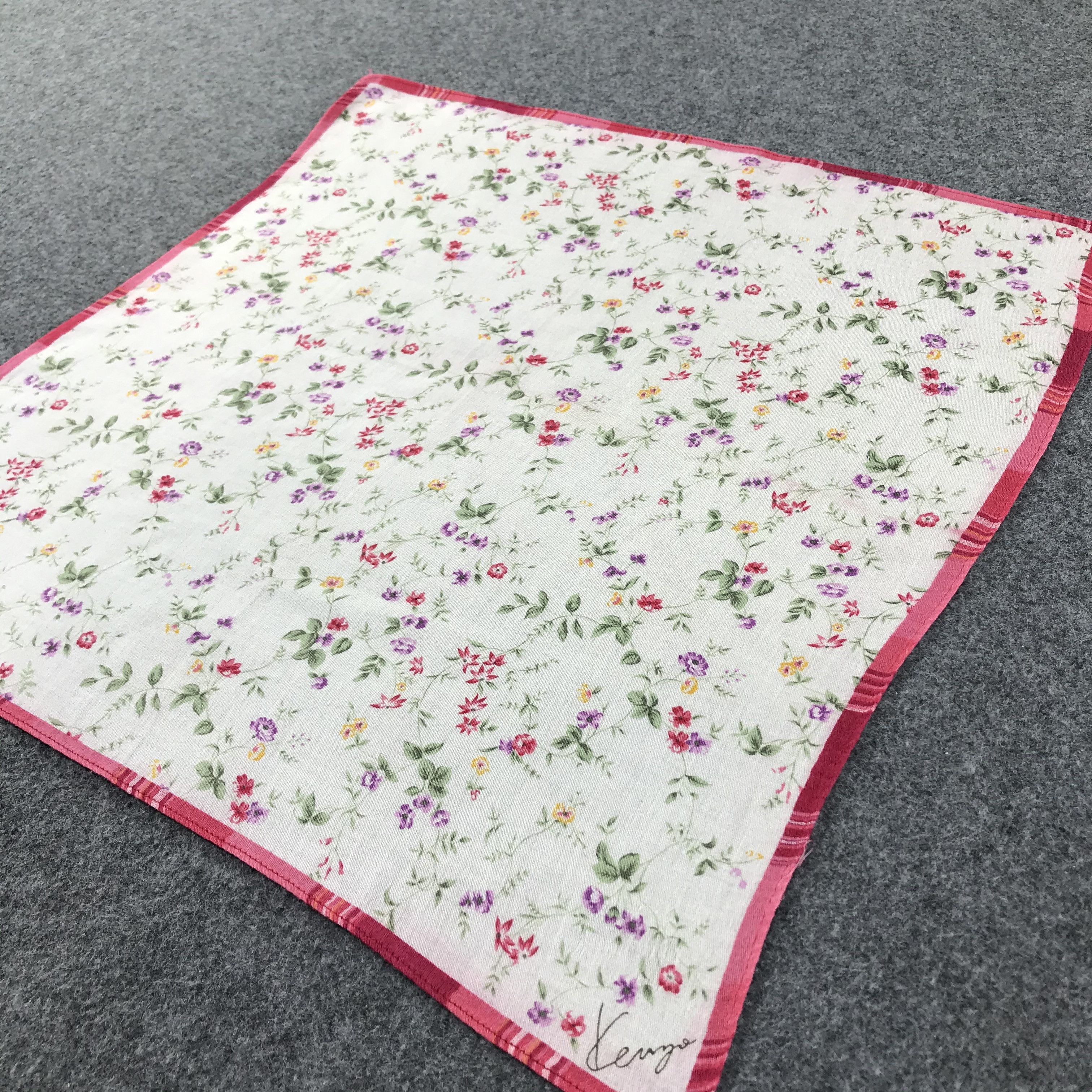 Kenzo × Vintage Kenzo Handkerchief Neckerchief Bandana H105 Size ONE SIZE - 5 Thumbnail