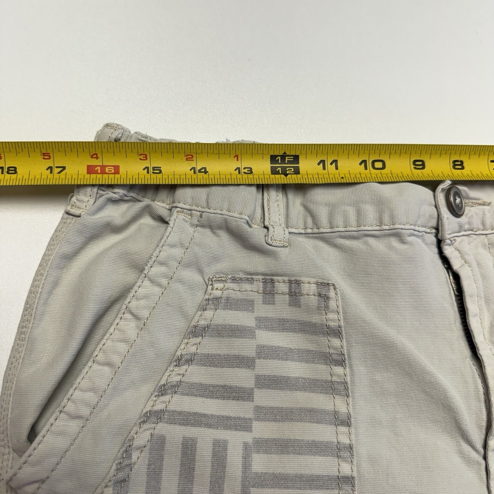 Anthropologie Pilcro Anthropologie Pants Womens 31 White Striped Size 31" - 10 Thumbnail