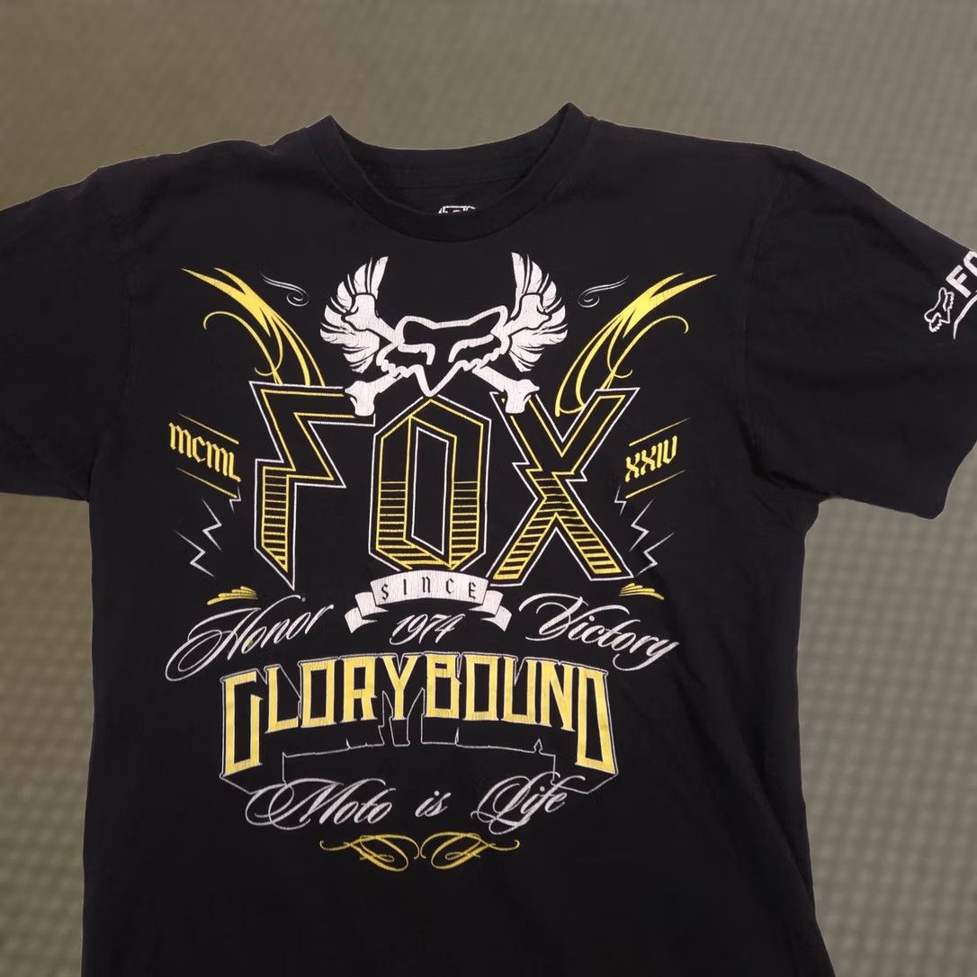 Fox Racing Fox Racing Shirt Mens M Black Glorybound Moto Is Life Graphic Tee Tagless Shirt Mens Medium Black Glorybound Moto Is Life Graphic Tee Tagless Size US M / EU 48-50 / 2 - 1 Thumbnail