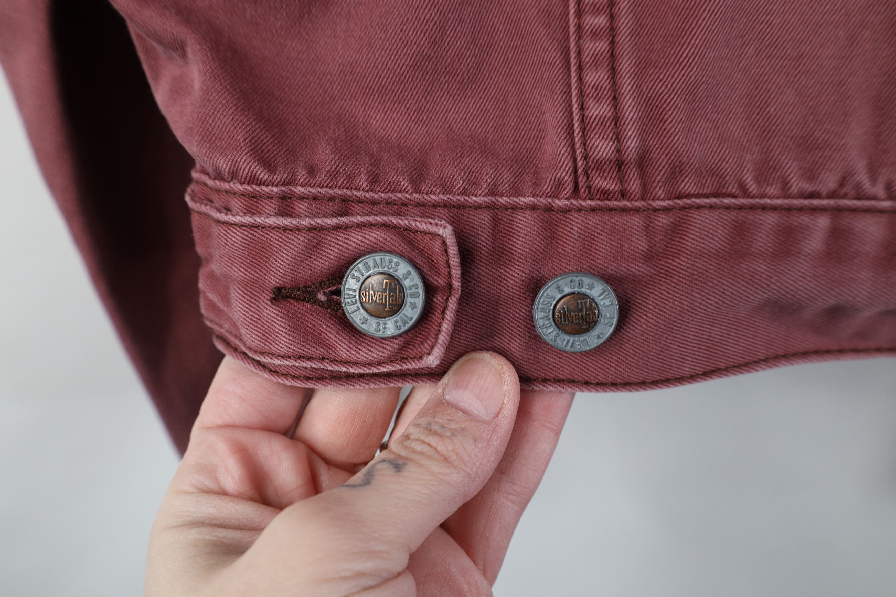 Levi's Vintage 90s Levis Silvertab Babydoll Cropped Trucker Jacket Size M / US 6-8 / IT 42-44 - 12 Thumbnail