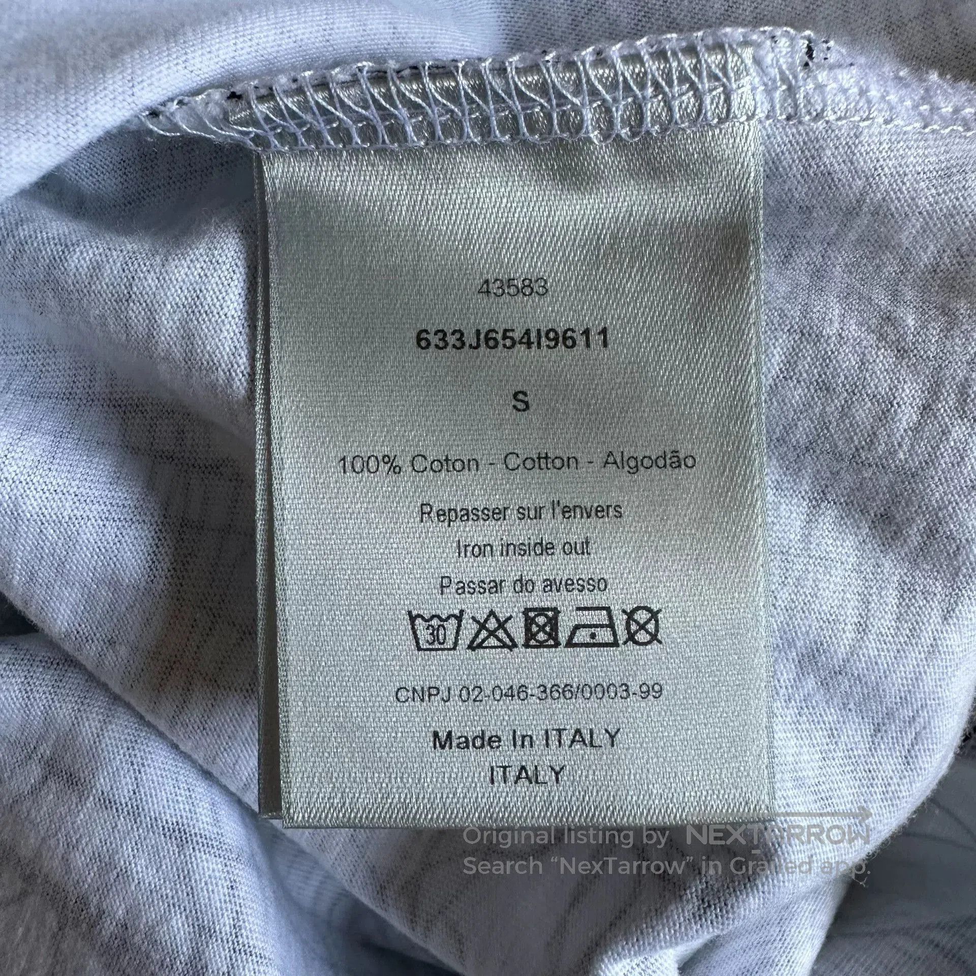 Dior Dior Spider Web Short-Sleeve T-Shirt. Size US S / EU 44-46 / 1 - 5 Thumbnail