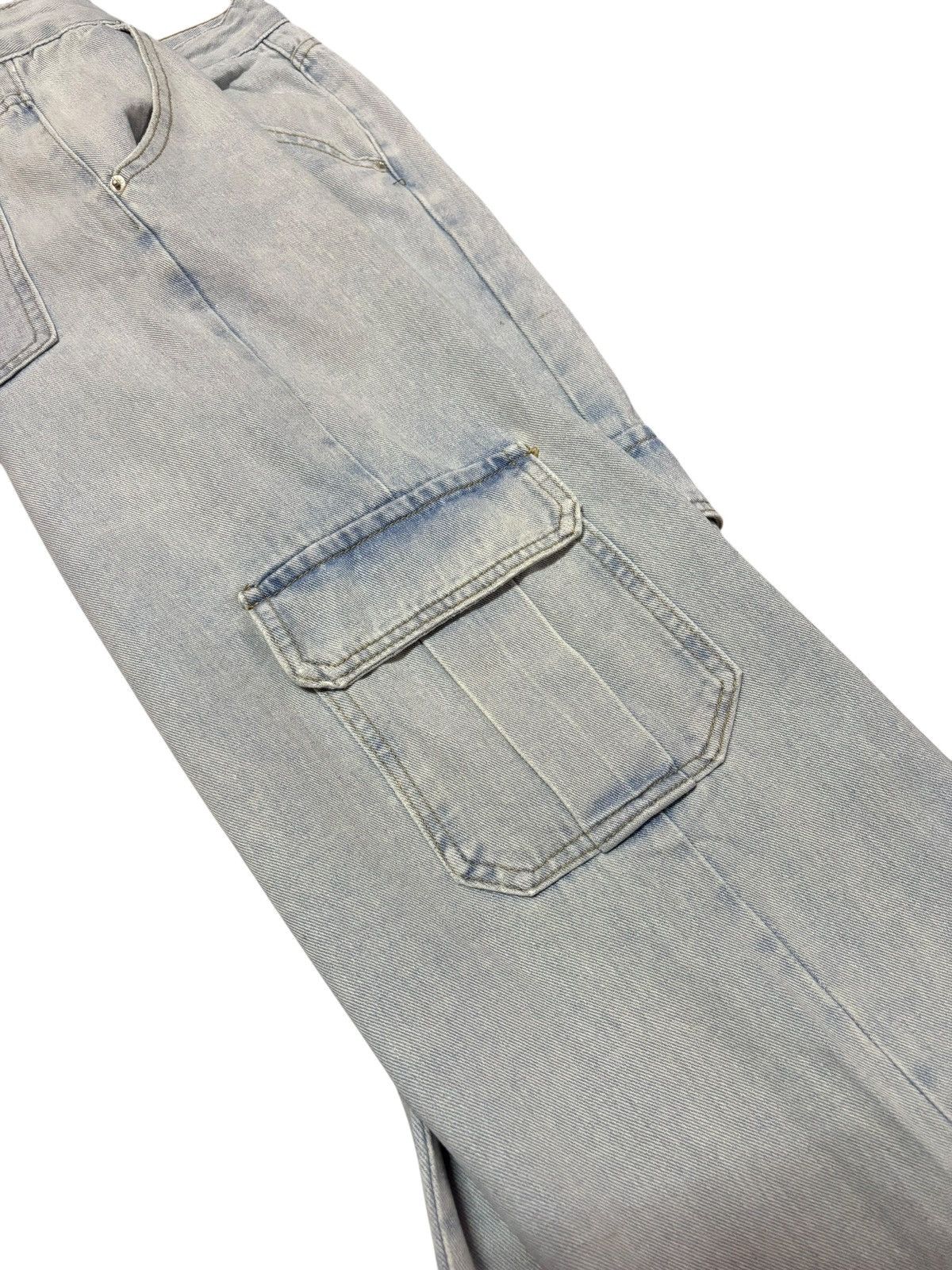 Japanese Brand Vtg Spray Premium Japan Baggy Distressed Jeans Size US 26 / EU 42 - 6 Thumbnail