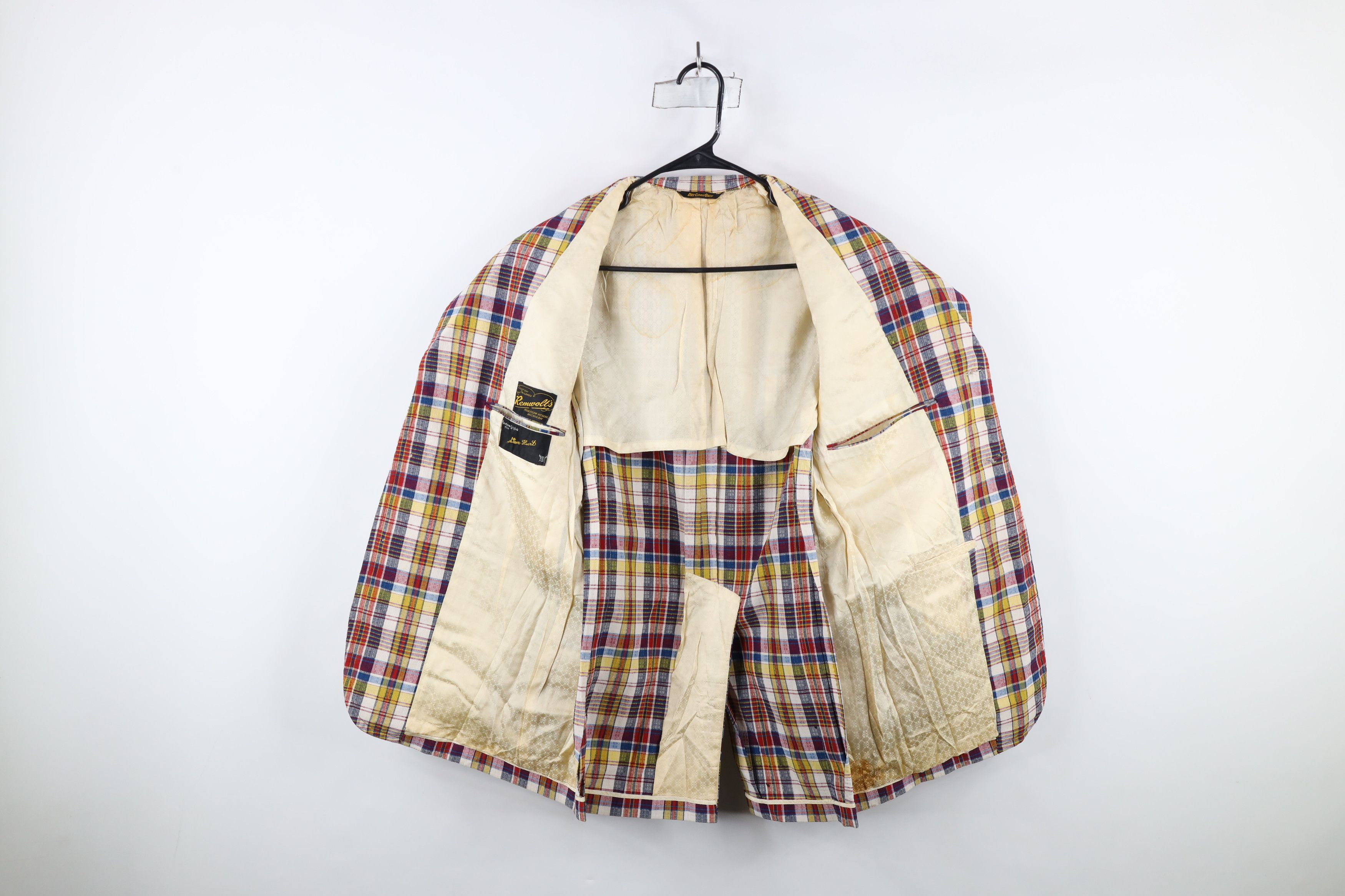 Vintage Vintage 70s Rockabilly Plaid 3 Button Blazer Suit Jacket USA Size US L / EU 52-54 / 3 - 10 Thumbnail