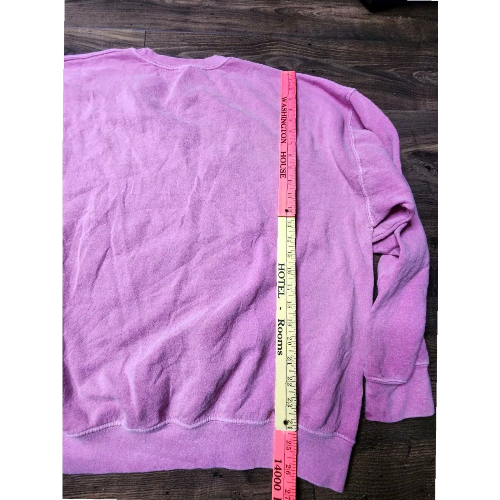Urban Outfitters Nirvana 90s Oversized Pink Sweatshirt Crew Neck Womens Small Cotton Blend Pullover Size S / US 4 / IT 40 - 2 Thumbnail