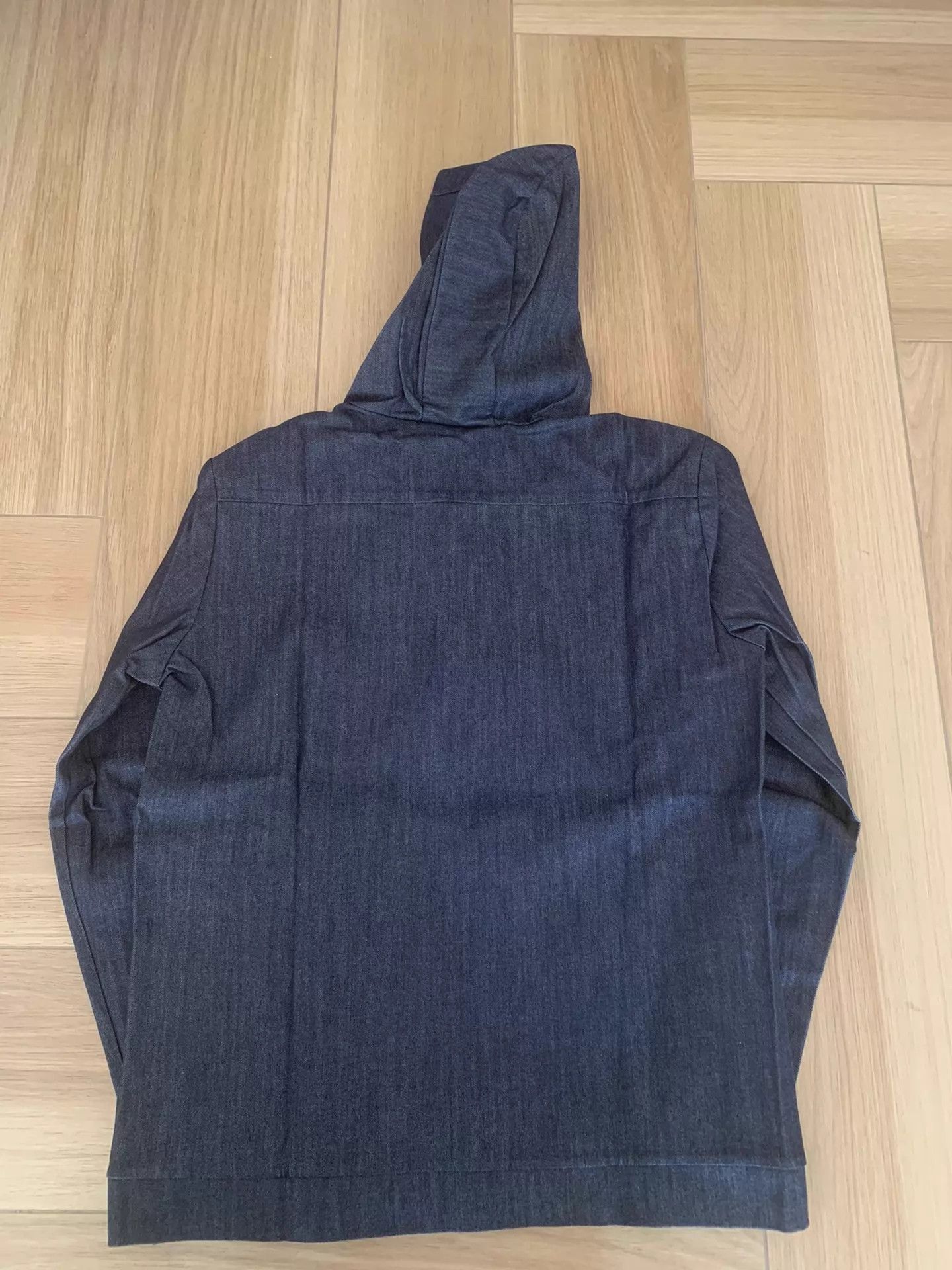 Other Hellequino Street Vintage Denim 10oz Raw Hooded Shirt Size US L / EU 52-54 / 3 - 2 Thumbnail