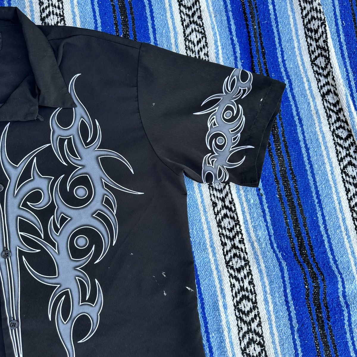 Vintage Vintage Men's Tribal Dragon Black Flame No Boundaries L Size US L / EU 52-54 / 3 - 3 Thumbnail