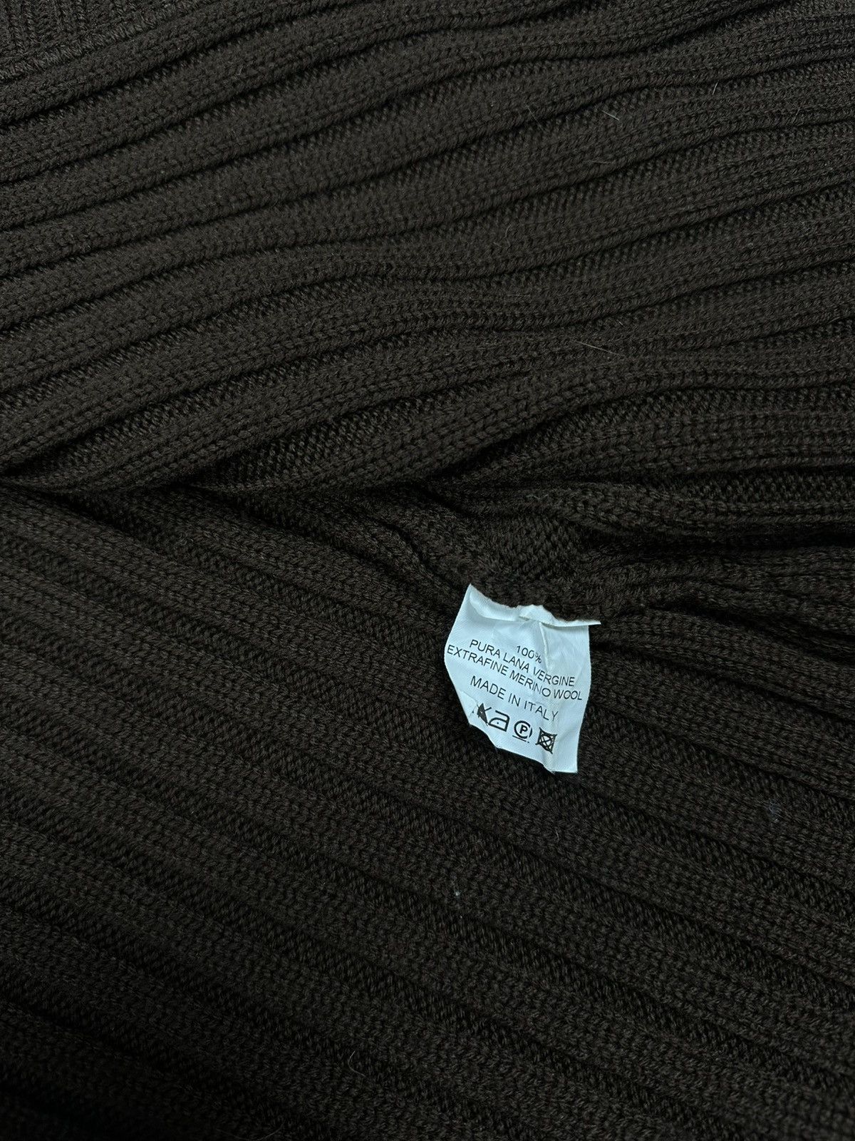 Alexander McQueen Vintage FW 90s Alexander McQueen Wool Brown Runway Cardigan Size M / US 6-8 / IT 42-44 - 7 Thumbnail